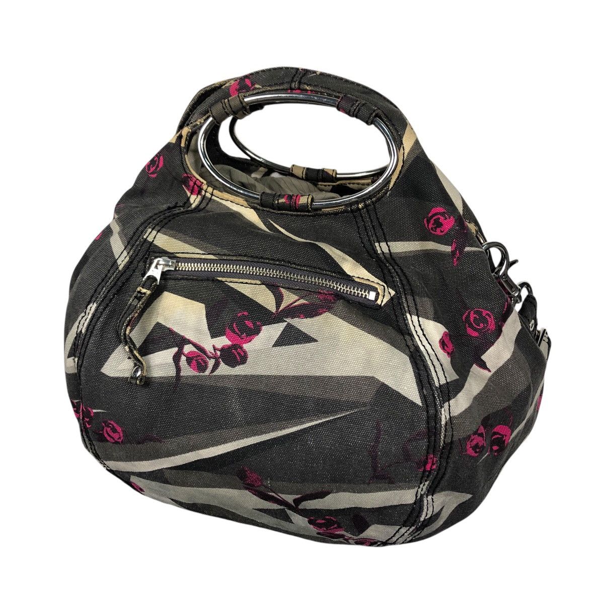 Diesel × Diesel Black Gold × Japanese Brand 📌Handbag/Shoulder Bag Diesel Over Print Design Size ONE SIZE - 8 Thumbnail