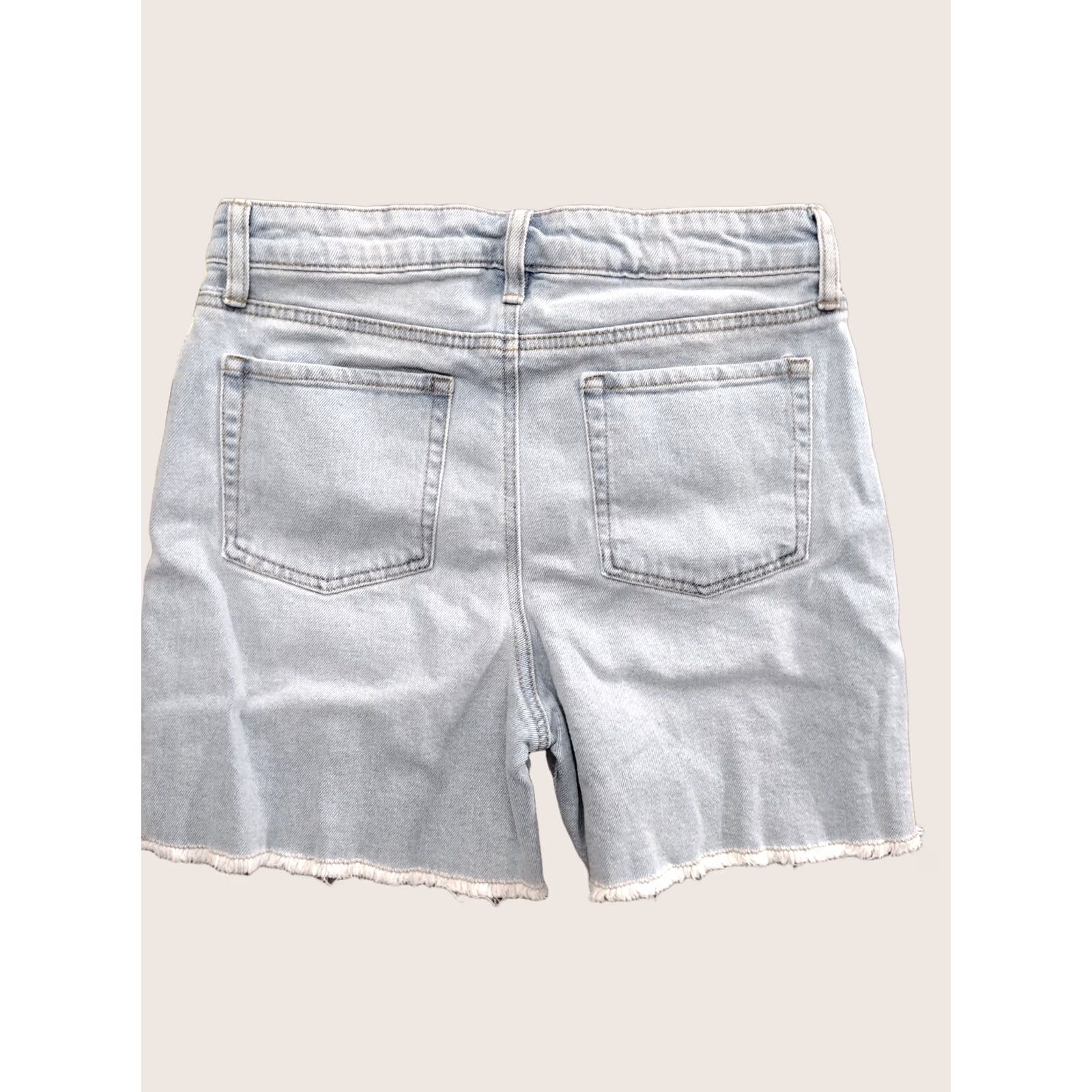 Vintage Art Class Cropped Women's Jeans Shorts light blue XL 14-16 Denim 5-Pocket Relaxed Mid Rise Casual Spring Summer Blue denim shorts (Women) Size 40" / US 18 - 1 Thumbnail