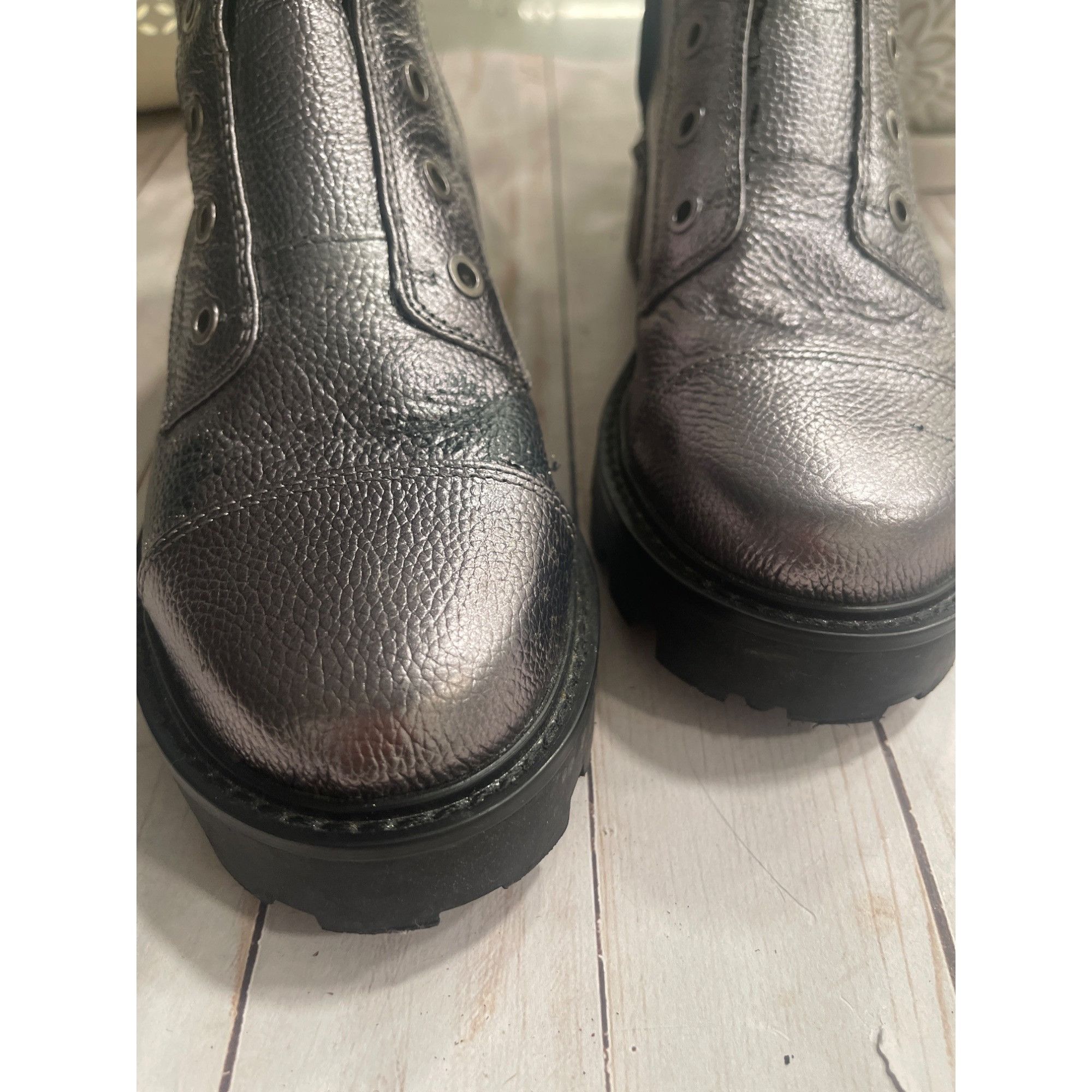 Karl Lagerfeld Karl Lagerfeld Paris Maeva Lug Sole Bootie (Women) Size US 7 / IT 37 - 6 Thumbnail
