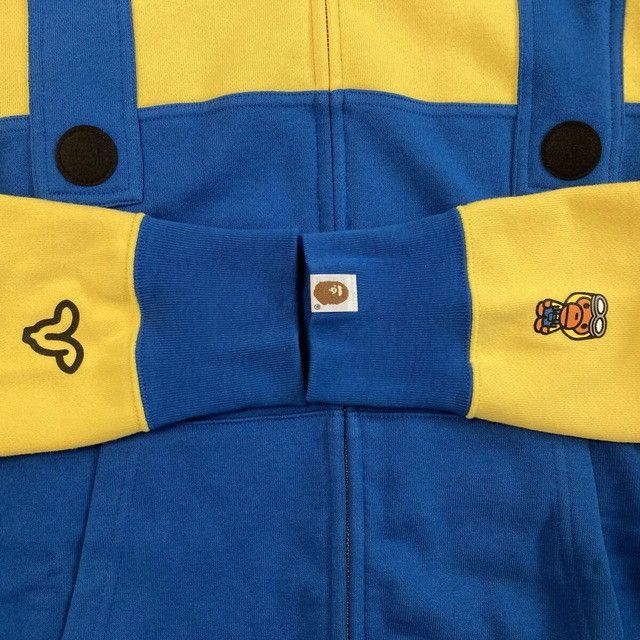 Bape BAPE × Minions Milo Full Zip Hoodie a bathing ape Size US S / EU 44-46 / 1 - 6 Thumbnail