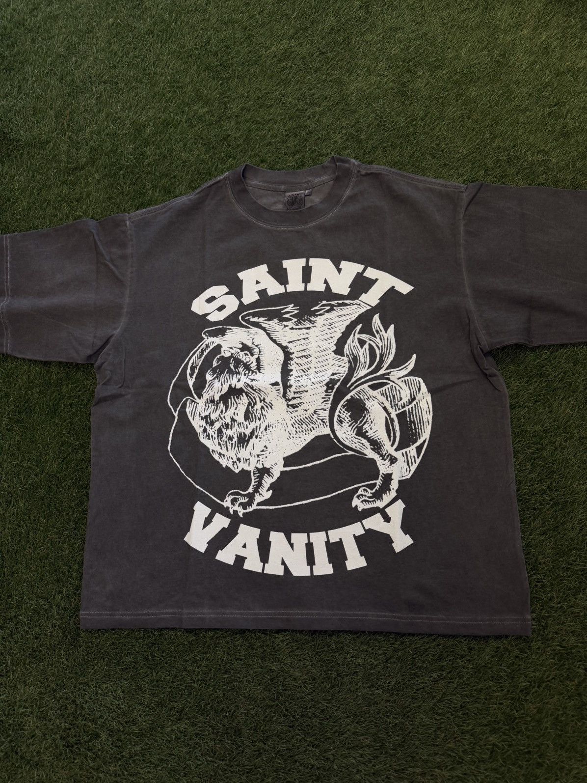 Saint Vanity Saint Vanity Tee Shirt Logo Grey Size Small (NEW) Size US S / EU 44-46 / 1 - 2 Thumbnail