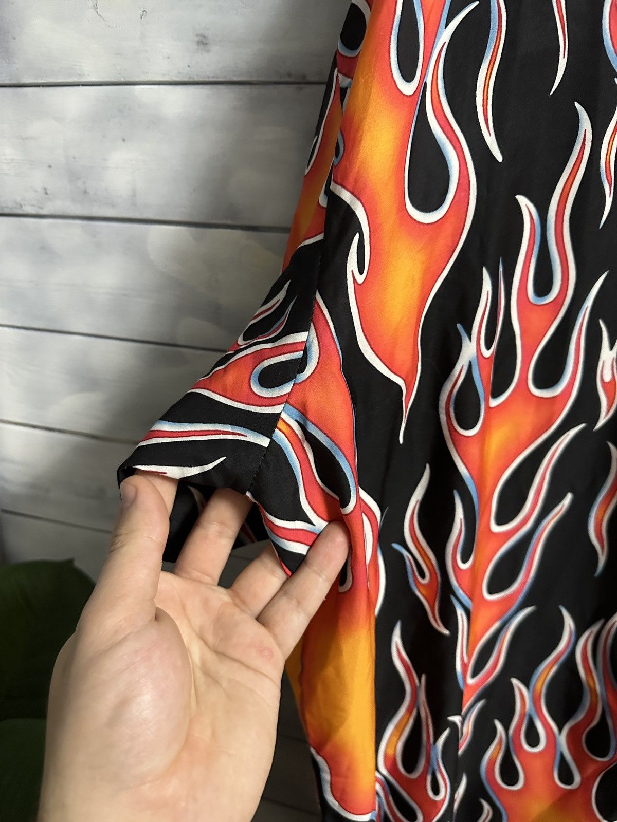 Other Rare Vintage Fire Shirt Y2K Japan Style Size Xl-XXL. Size US XXL / EU 58 / 5 - 2 Thumbnail