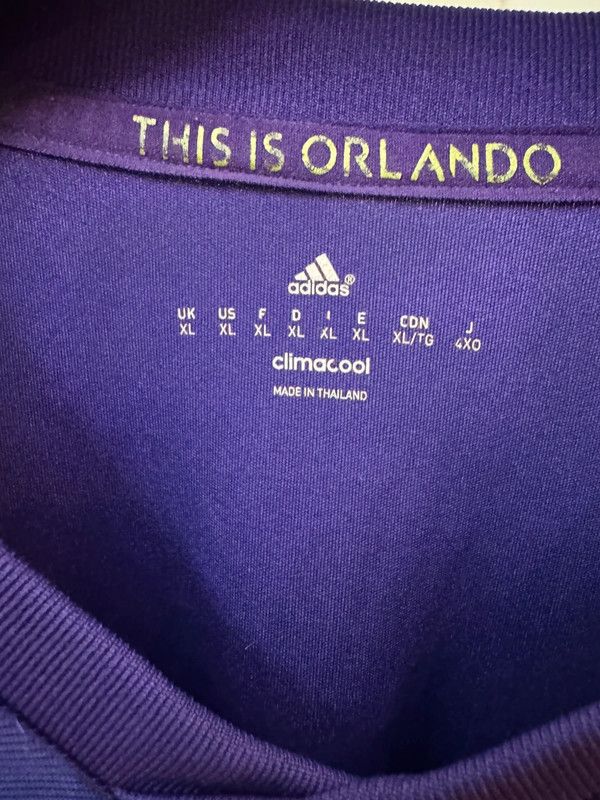 Adidas × Vintage Adidas Orlando City MLS Home Jersey XL Size US XL / EU 56 / 4 - 4 Thumbnail
