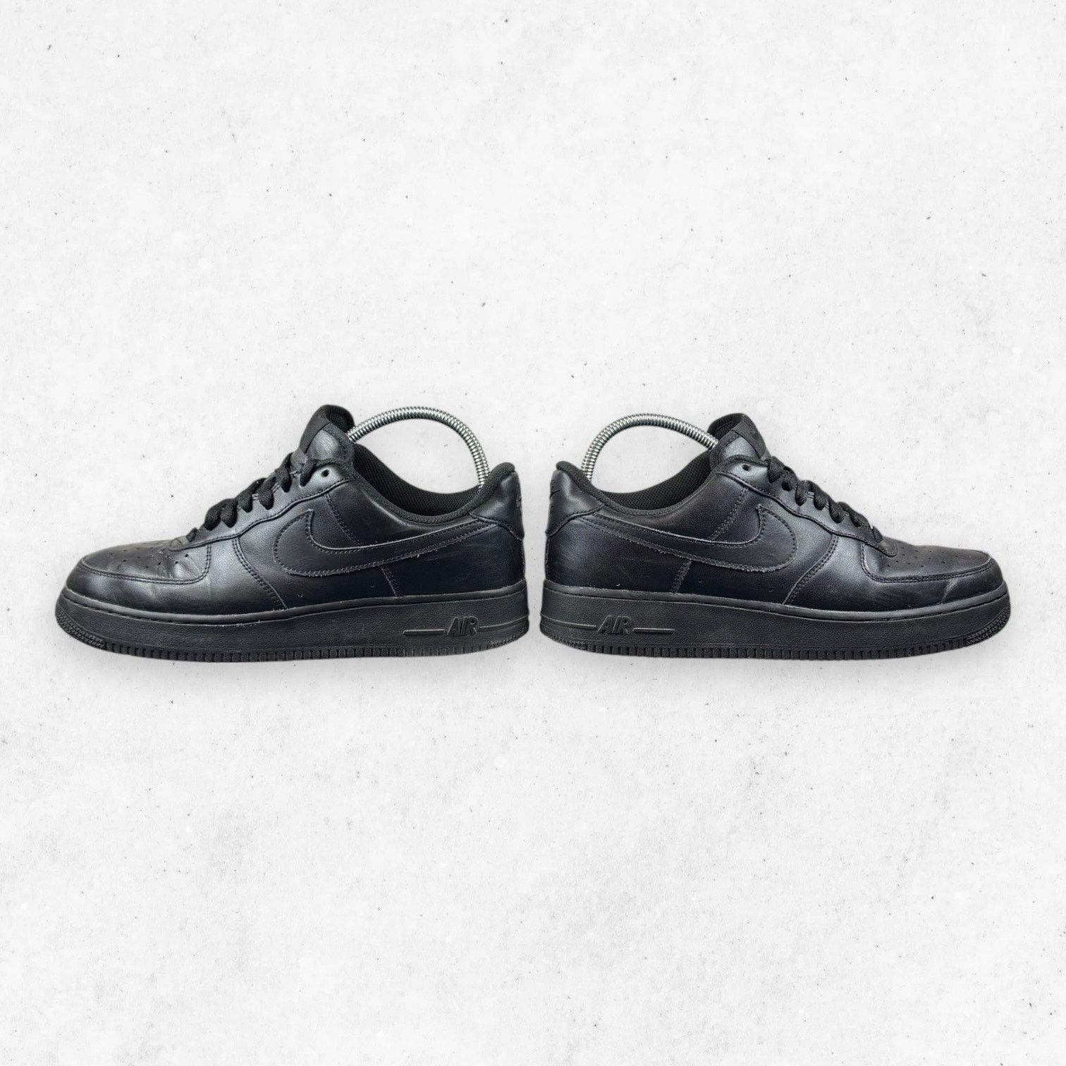 Nike Nike Air Force 1 Low Triple Black Mens Sz 10.5 Size US 10.5 / EU 43-44 - 6 Thumbnail