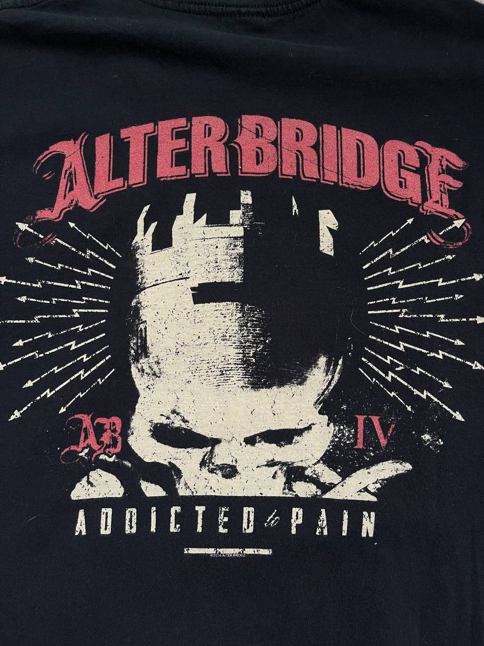 Vintage Alter Bridge Addicted To Pain Black T-Shirt Size US M / EU 48-50 / 2 - 9 Thumbnail