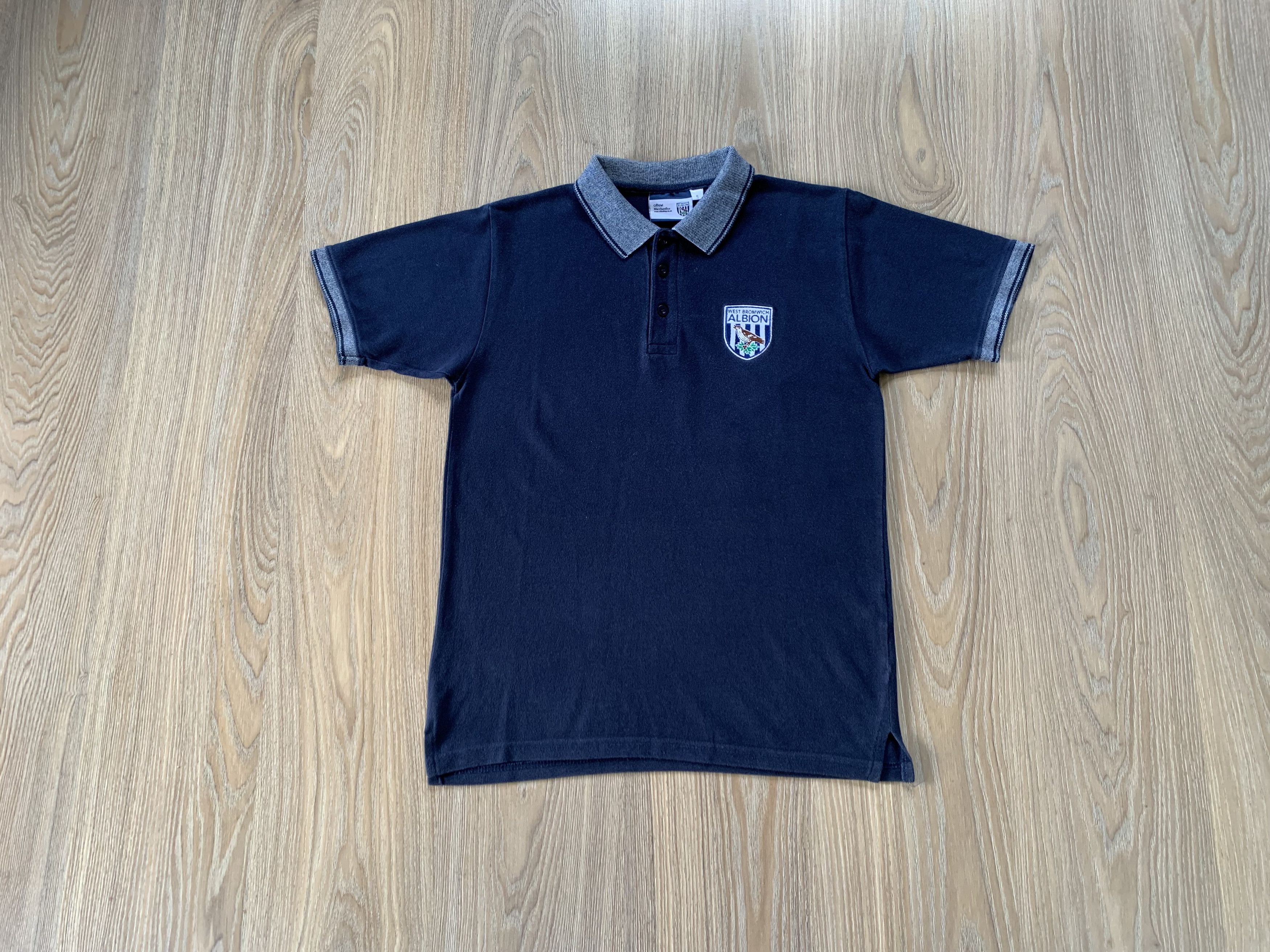 Vintage Vintage West Bromwich Albion FC Cotton Polo T-Shirt Size US S / EU 44-46 / 1 - 1 Thumbnail