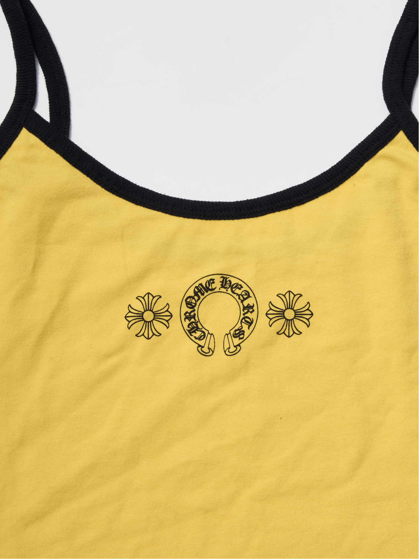 Chrome Hearts Chrome Hearts Yellow＆Black Horseshoe Logo Tank top Size L / US 10 / IT 46 - 5 Thumbnail