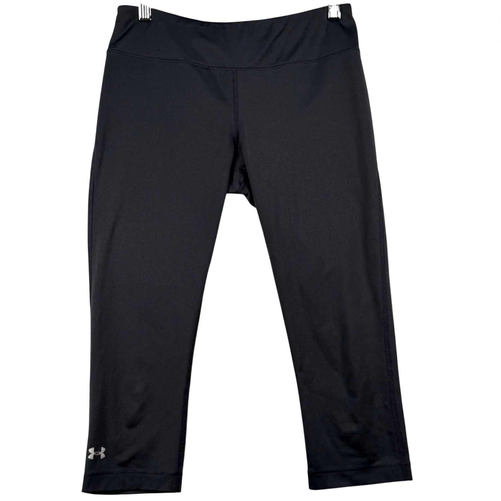 Under Armour Y2K Under Armour HeatGear Capri Leggings S Gray Womens Activewear Compression Moisture Wicking Stretch Size 28" / US 6 / IT 42 - 2 Thumbnail
