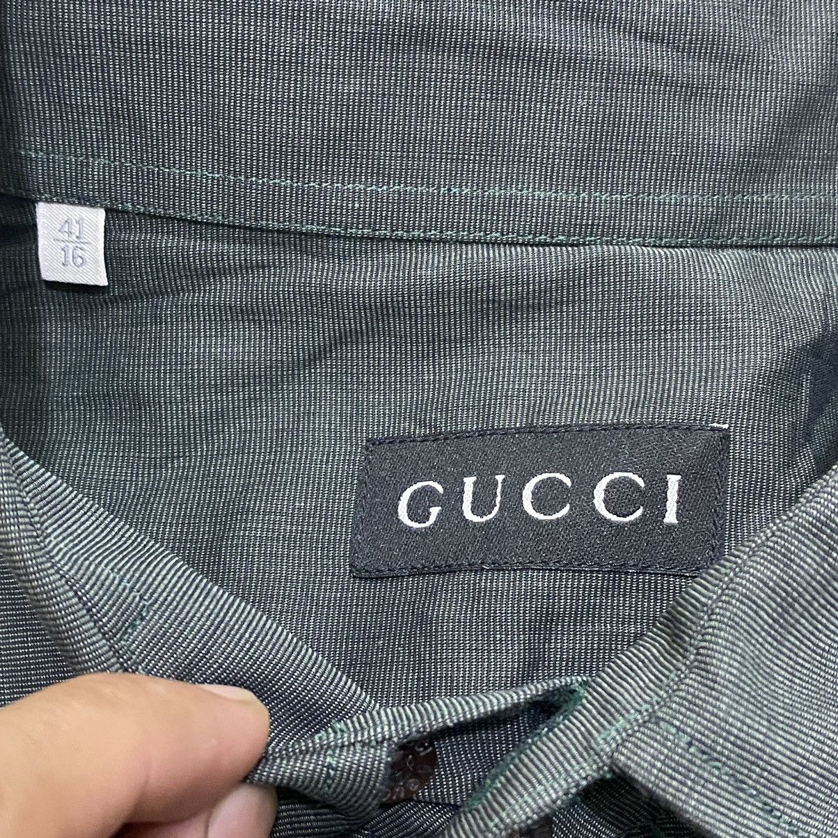 Gucci Gucci shirt 100% cotton algodon Size 40L - 7 Thumbnail