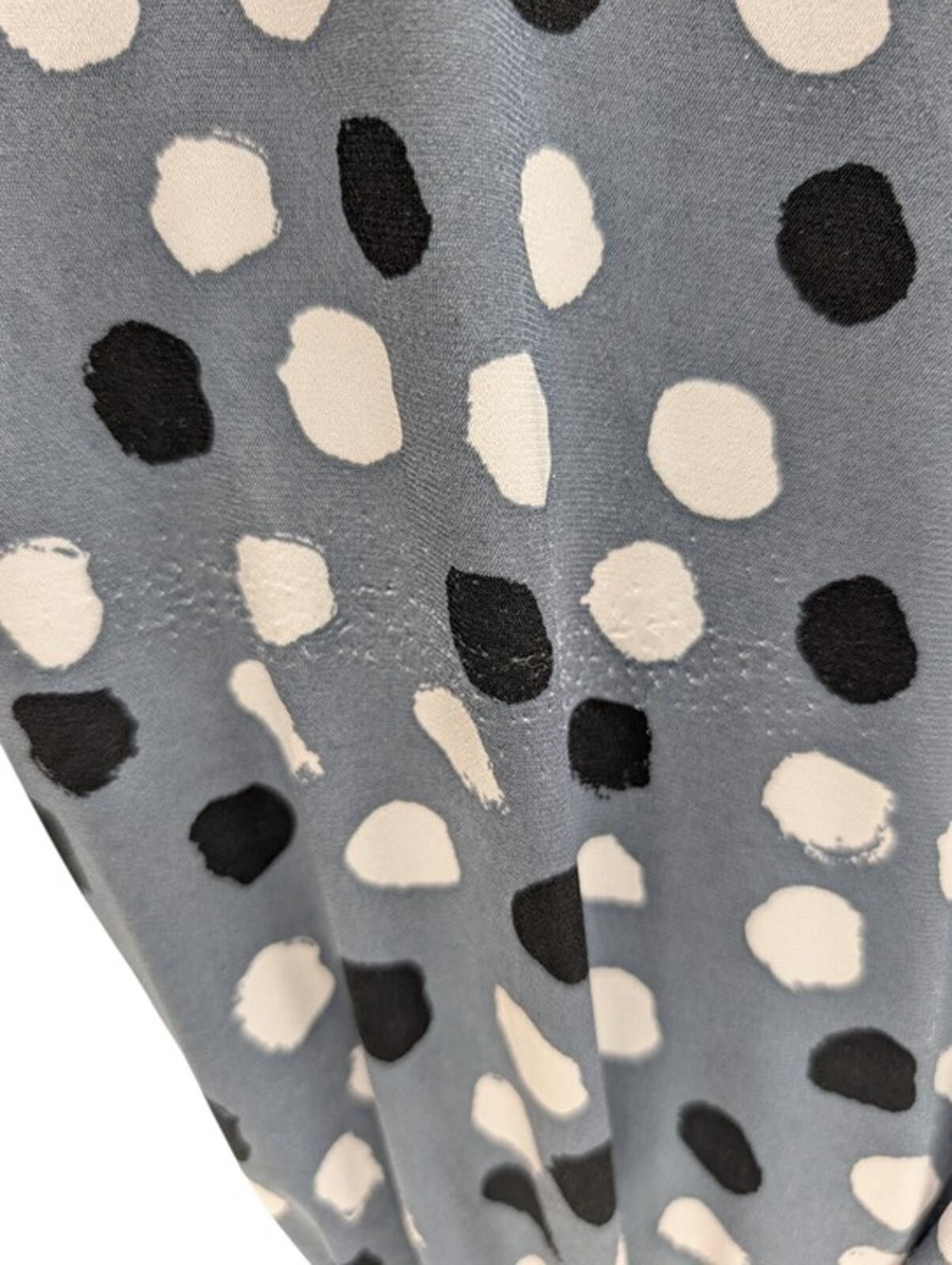 Banana Republic Banana Republic XS Blue Polka Dot Wrap Dress Tie Waist Wrap Size XS / US 0-2 / IT 36-38 - 5 Thumbnail