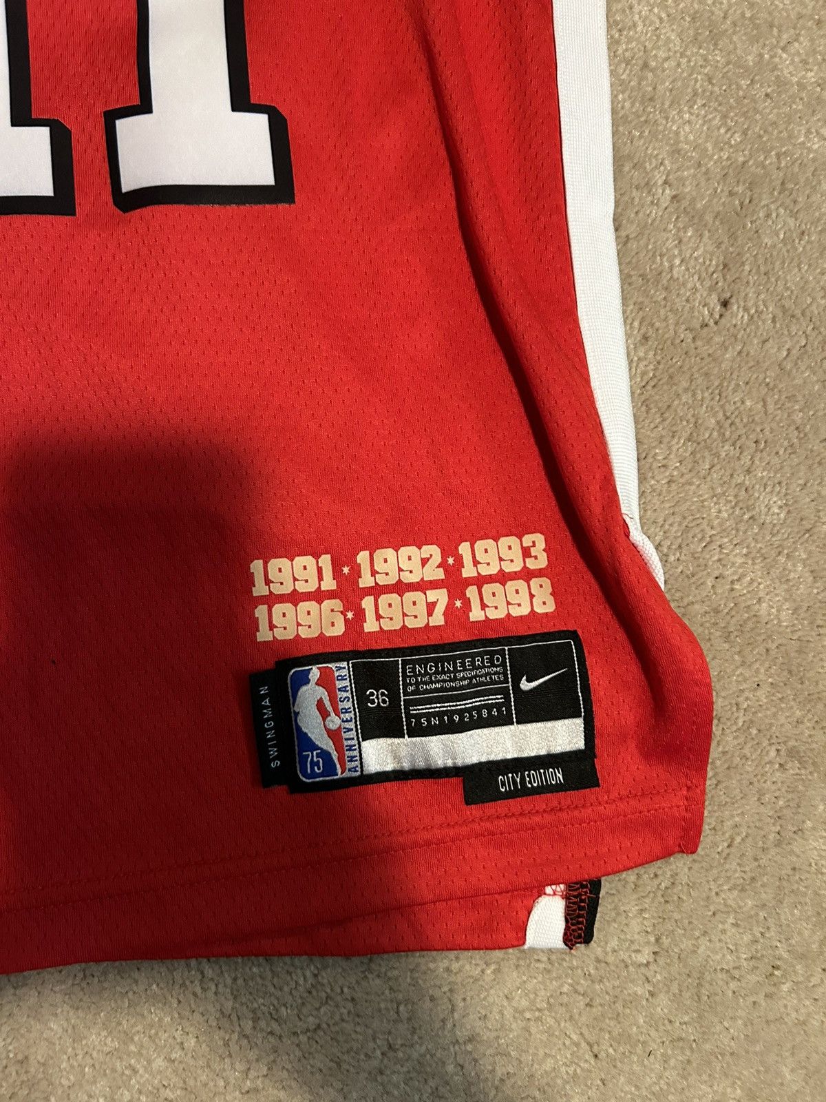 Nike Chicago Bulls Derozan Jersey Size US XS / EU 42 / 0 - 2 Thumbnail