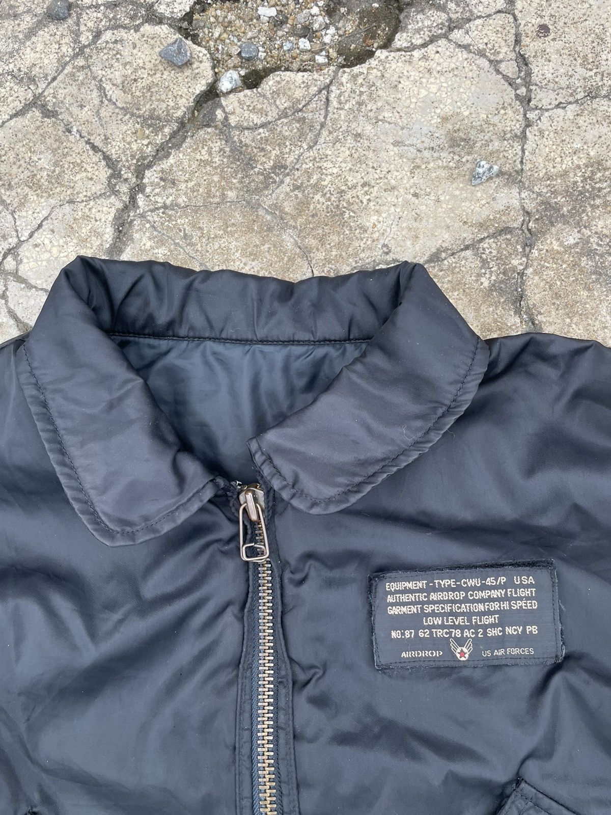 Alpha Industries Vintage Us Air Force Ma-1 Fly Intermediate Bomber Jacket Size US L / EU 52-54 / 3 - 2 Thumbnail