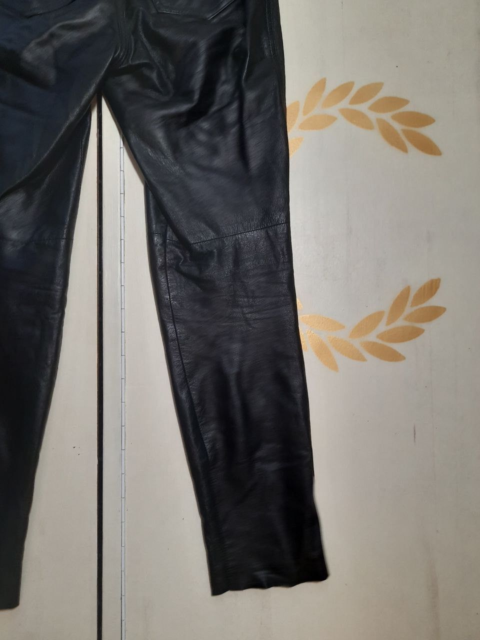 Genuine Leather Genel London Leather Pants size UK8 Size 27" / US 4 / IT 40 - 9 Thumbnail
