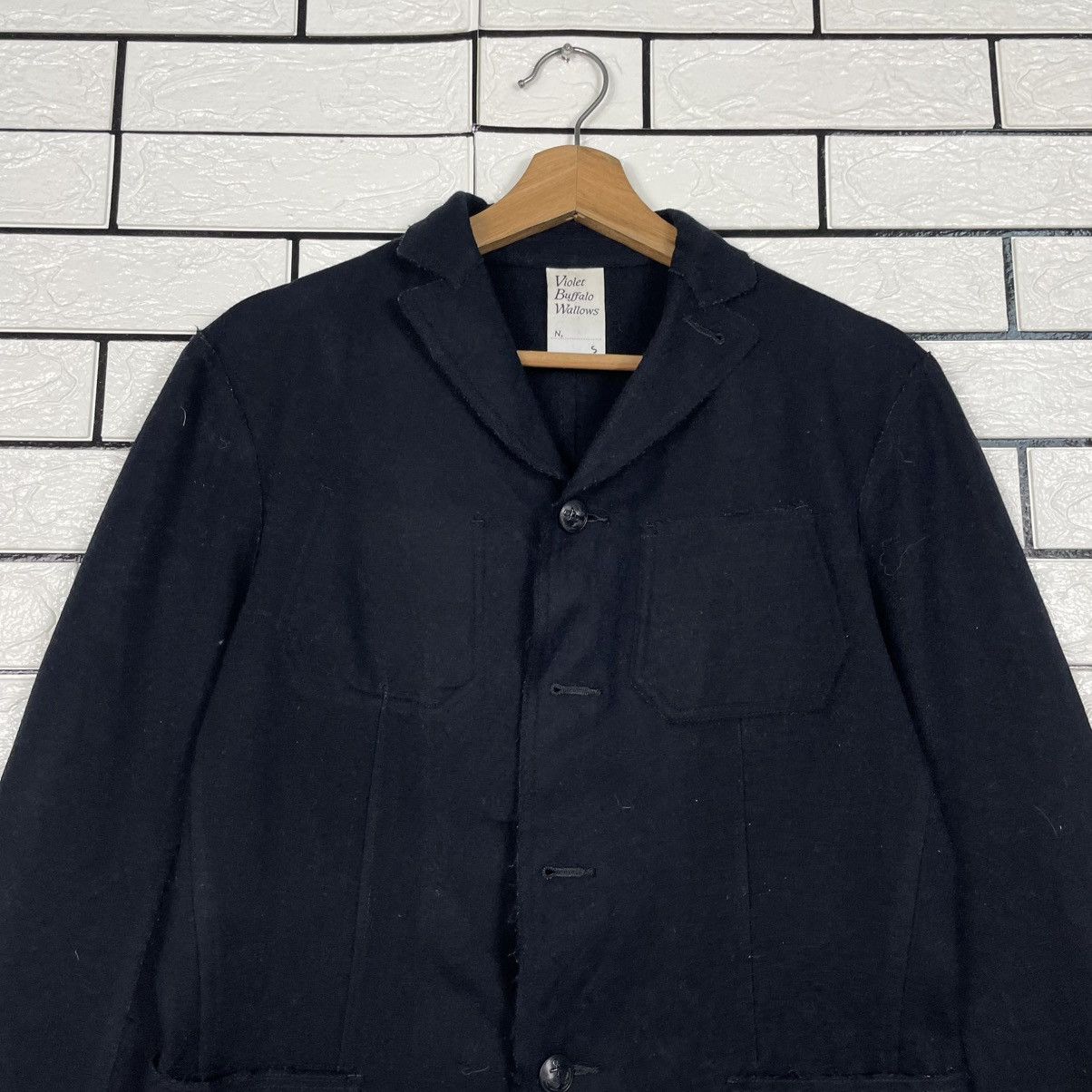 Japanese Brand Violet Buffalo Wallows Wool Jacket Size US S / EU 44-46 / 1 - 2 Thumbnail