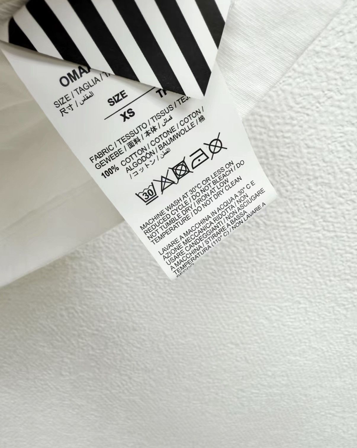 Off-White OFF-WHITE 100% Cotton Short Sleeve T-shirt J30 Size US XS / EU 42 / 0 - 5 Thumbnail