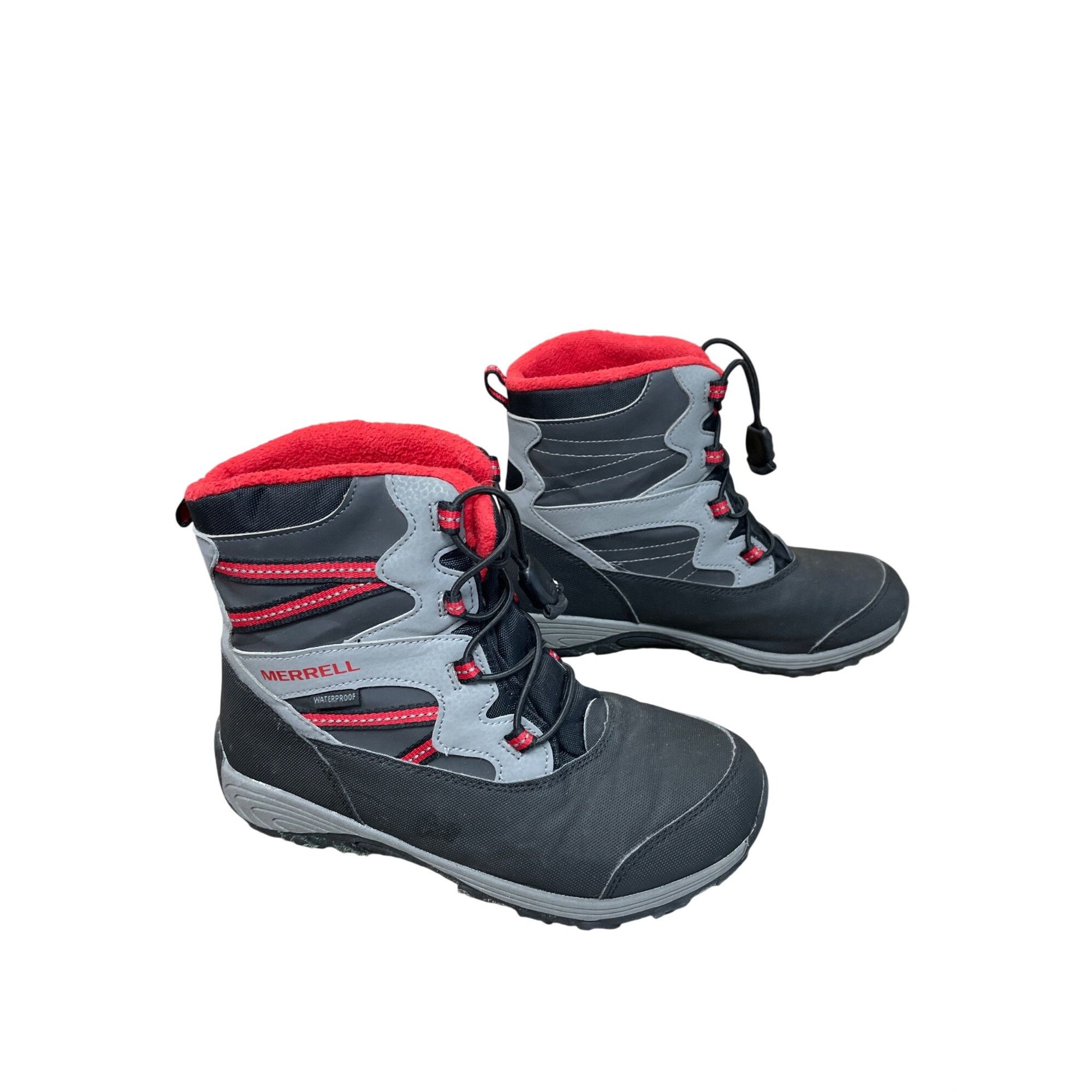 Merrell Merrell womans black gray waterproof lined ankle boots sz 5M Size US 5 / IT 35 - 3 Thumbnail