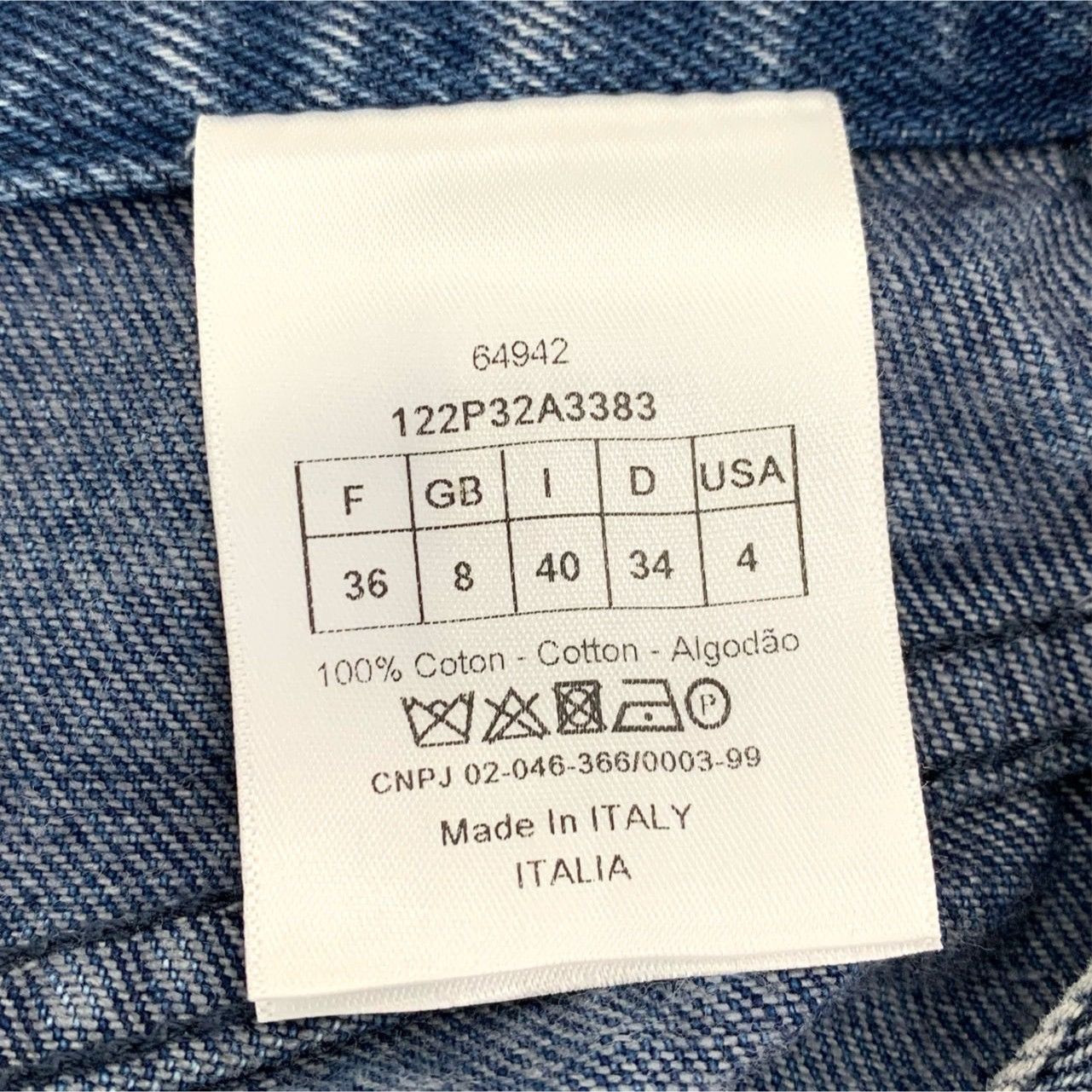 Dior Dior Pocket Design Blue Denim Shorts, Size 36, Grade A Size 36" / US 14 / IT 50 - 6 Thumbnail
