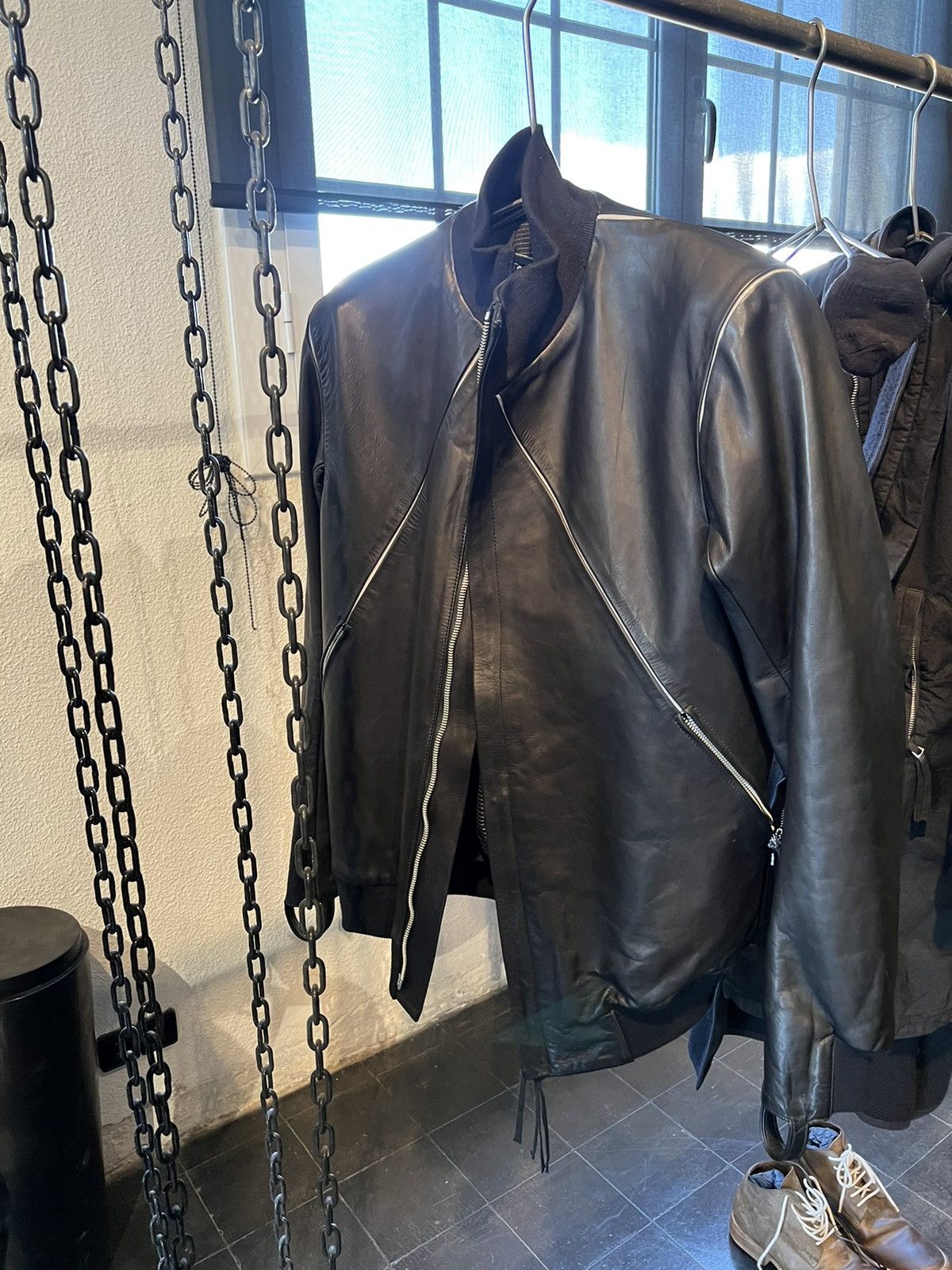 Boris Bidjan Saberi Boris Bidjan Saberi j3 leather jacket Size US M / EU 48-50 / 2 - 1 Thumbnail