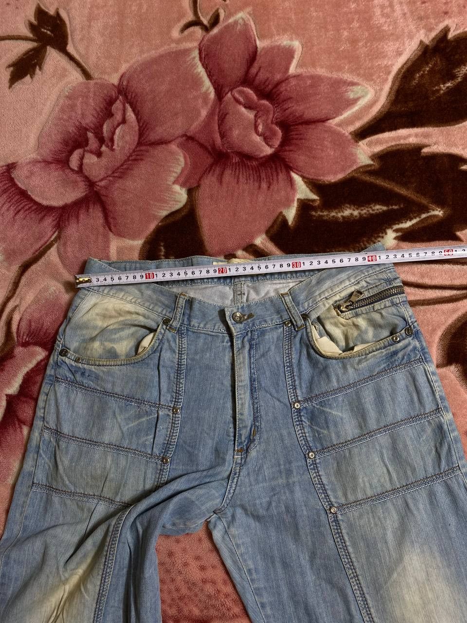 Japanese Brand × Vintage Vintage pants Denim y2k distressed punk Japan style Size US 34 / EU 50 - 13 Thumbnail