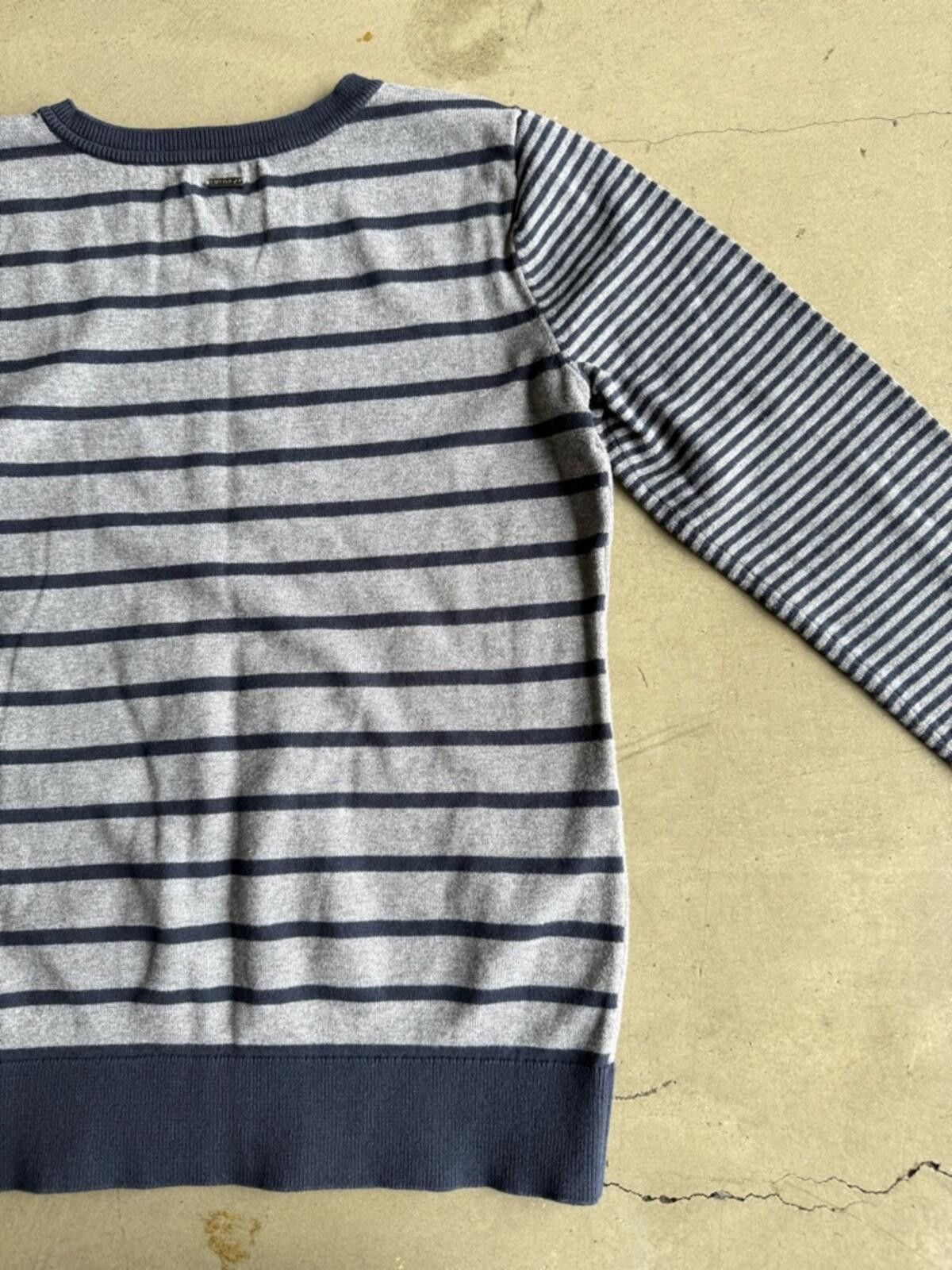 Nautica Nautica / 3-button accent striped pullover sweater Size M / US 6-8 / IT 42-44 - 2 Thumbnail