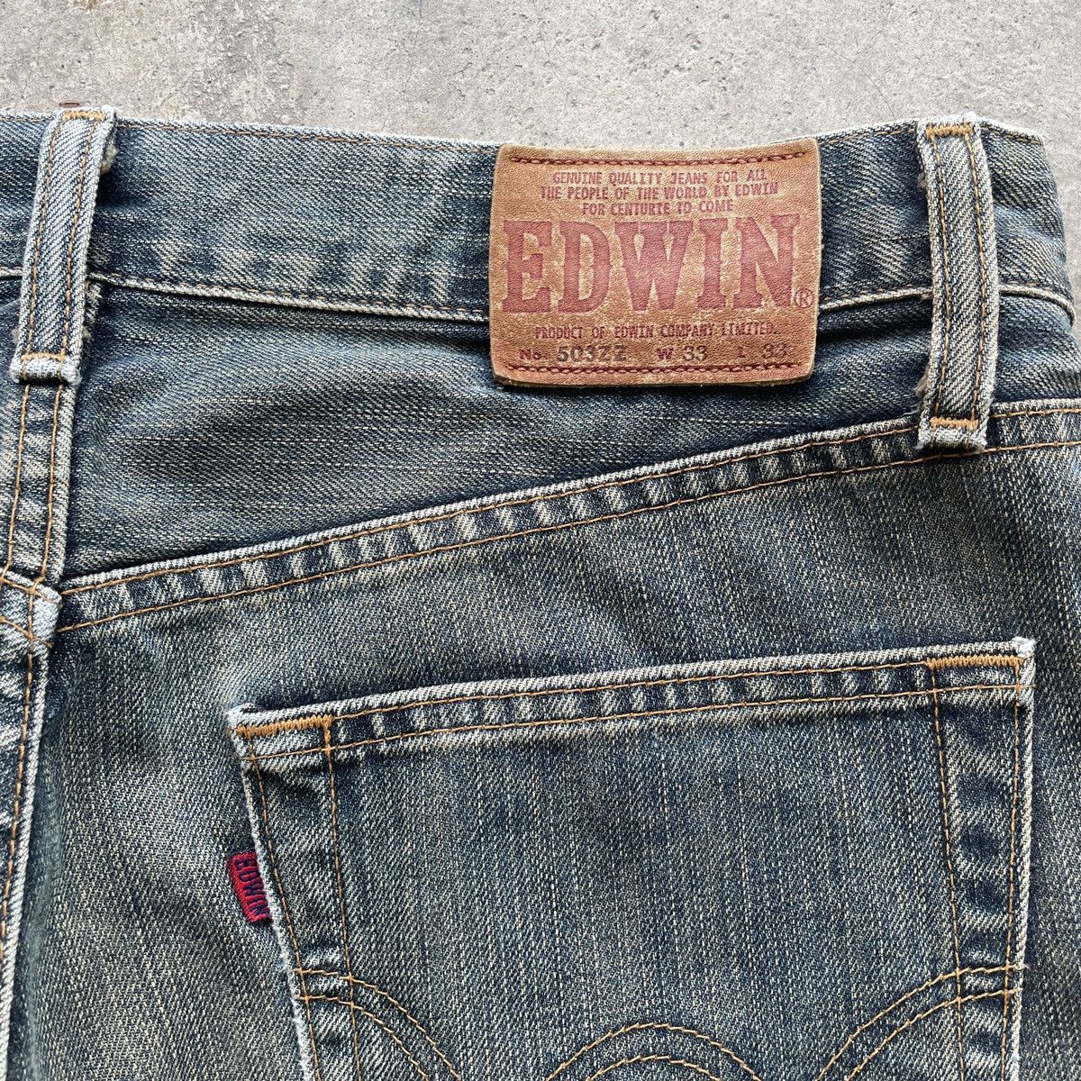 Japanese Brand W33x28.5💥 Vintage Edwin 503 Jeans Faded Denim Pants Size US 33 - 10 Thumbnail