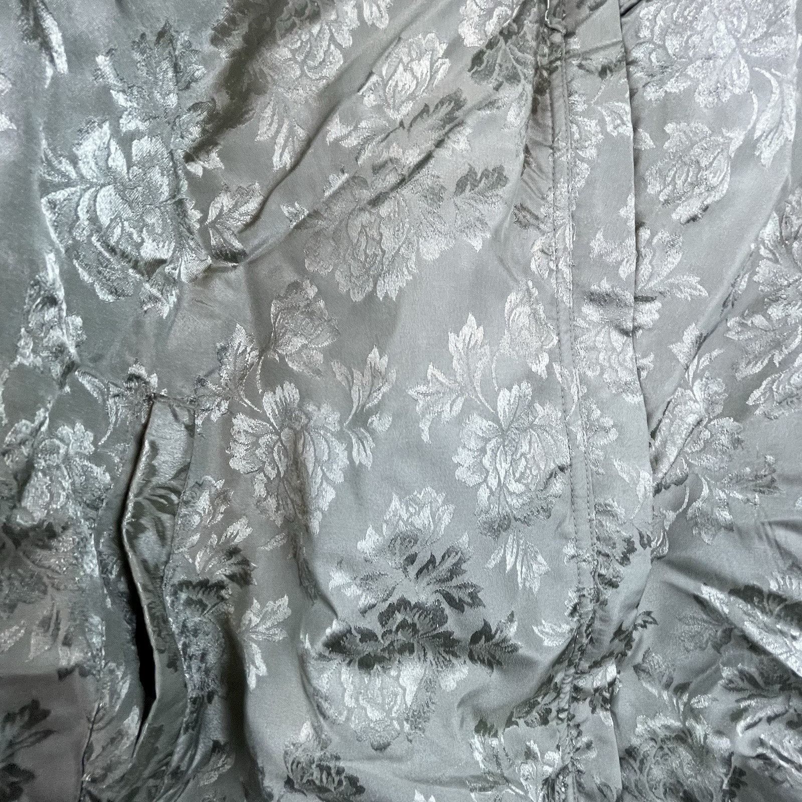 Basic Editions Basic Editions Track Suit Womens L Satin Windbreaker Grandma Size L / US 10 / IT 46 - 2 Thumbnail