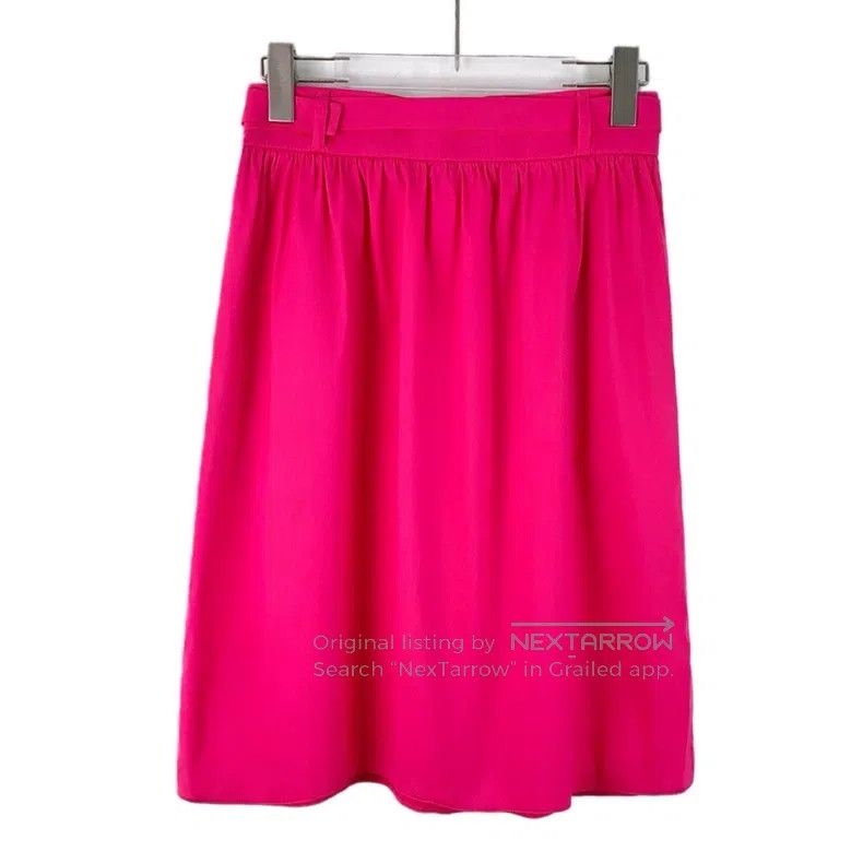 Prada Prada Rose pink cotton casual skirt Size 26" / US 2 / IT 38 - 2 Thumbnail