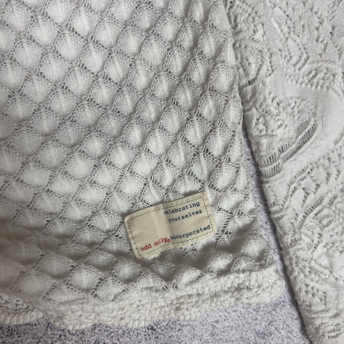 Odd Molly Odd Molly Cardigan Women's Size 3 Cotton White Luxury Size S / US 4 / IT 40 - 5 Thumbnail