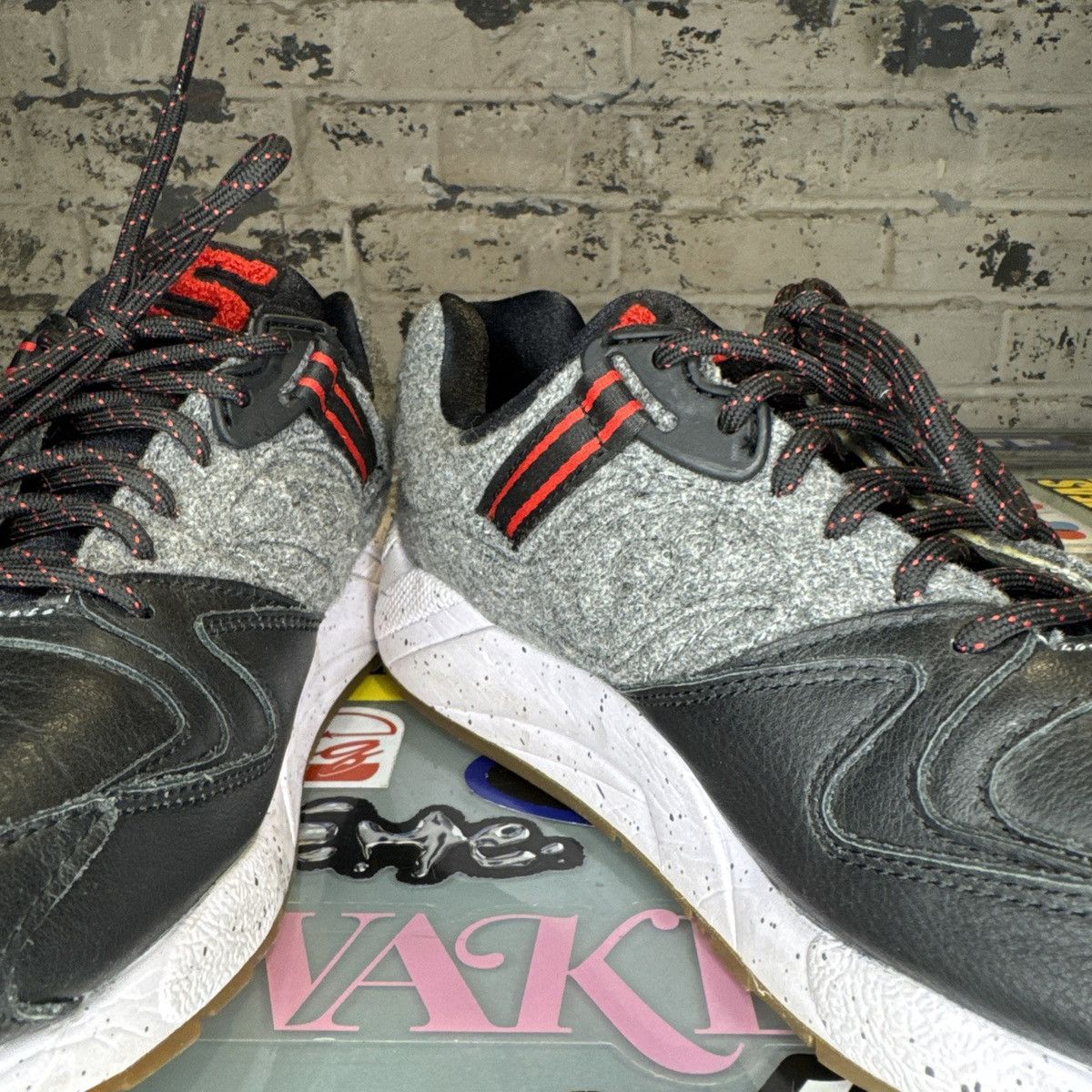 Saucony Saucony Grid 9000 Letterman Black Wool Sz 9.5 No Box Size US 9.5 / EU 42-43 - 7 Thumbnail