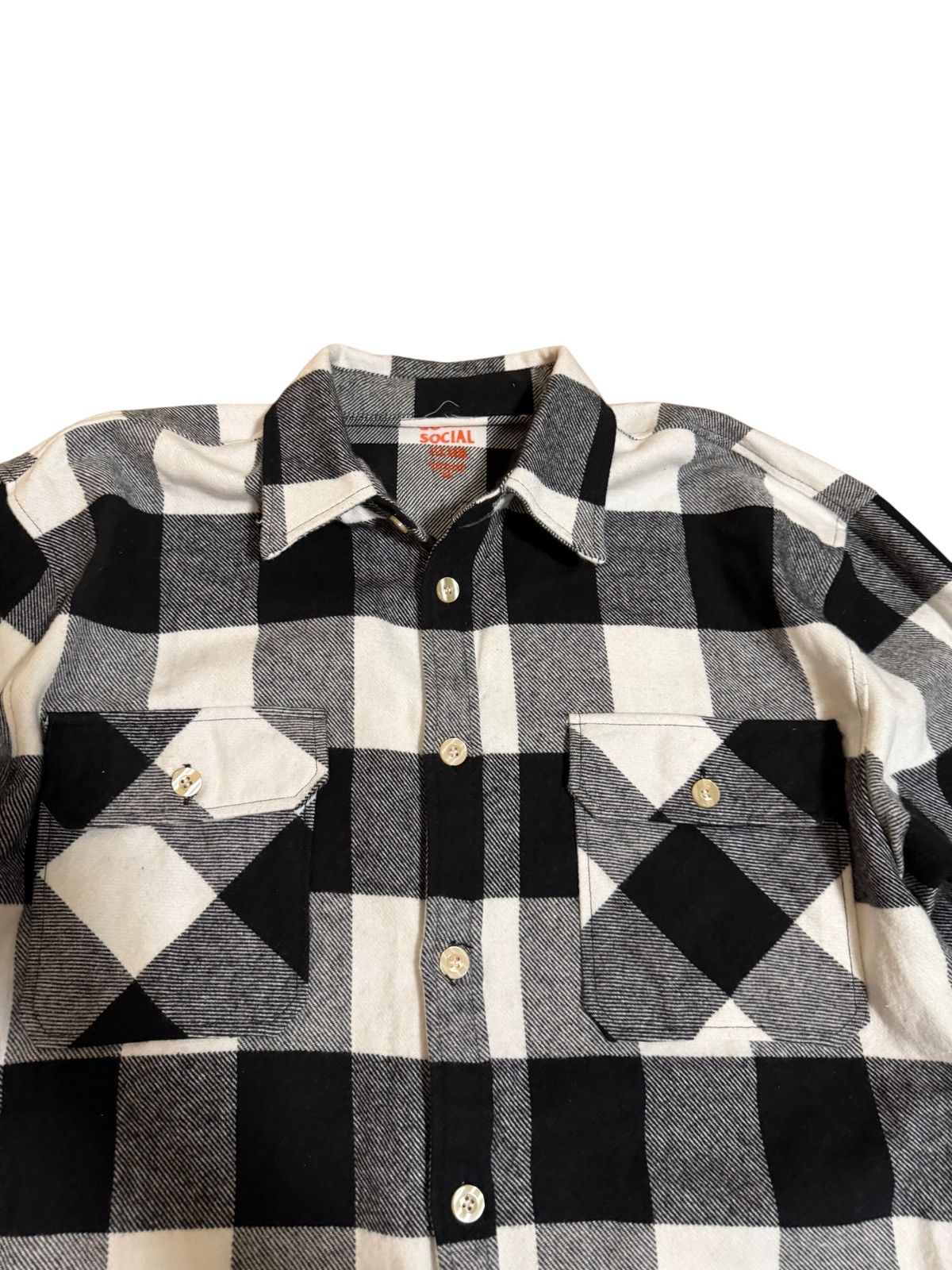 Anti Social Social Club 🔥Anti Social Social Club Kkoch Flannel Shirt/Anti Social Size US XL / EU 56 / 4 - 11 Thumbnail