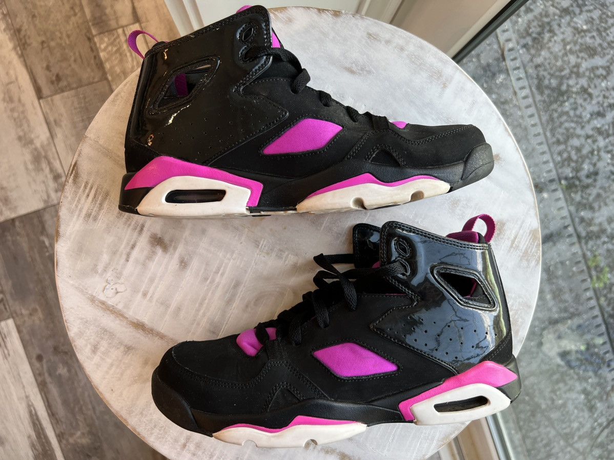 Jordan Brand Jordan Flight Club 91 Black Fuschia Blast size 6.5y 8w Size US 8 / IT 38 - 6 Thumbnail