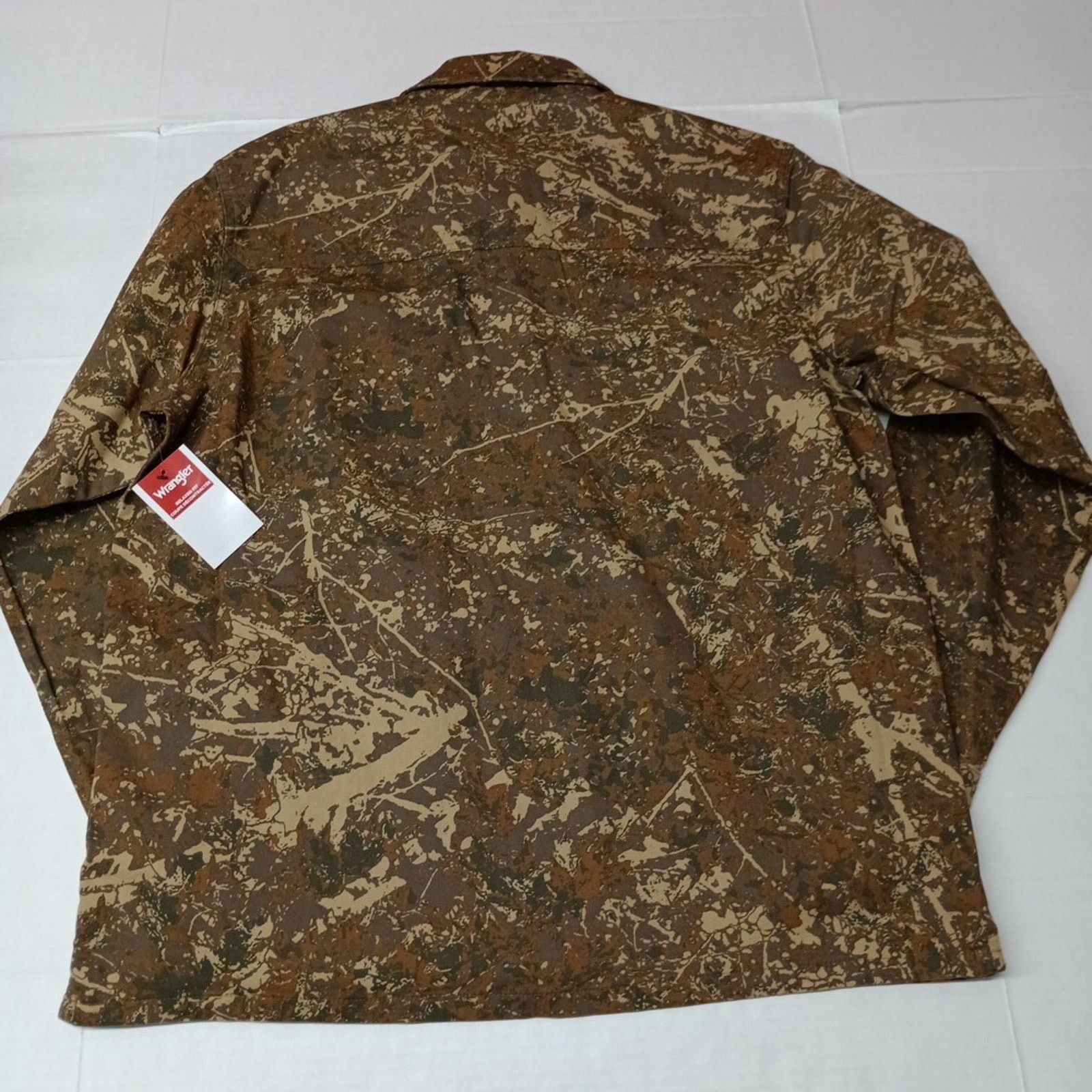 Wrangler Wrangler Camouflage Jacket Overshirt Shacket Size L Brown Size US L / EU 52-54 / 3 - 9 Thumbnail