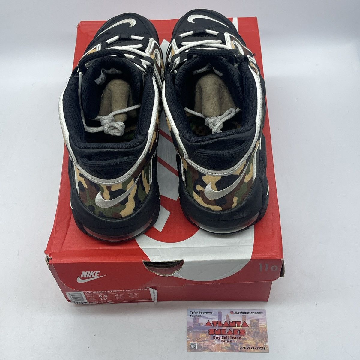 Nike Air more untempo camo Size US 8.5 / EU 41-42 - 6 Thumbnail