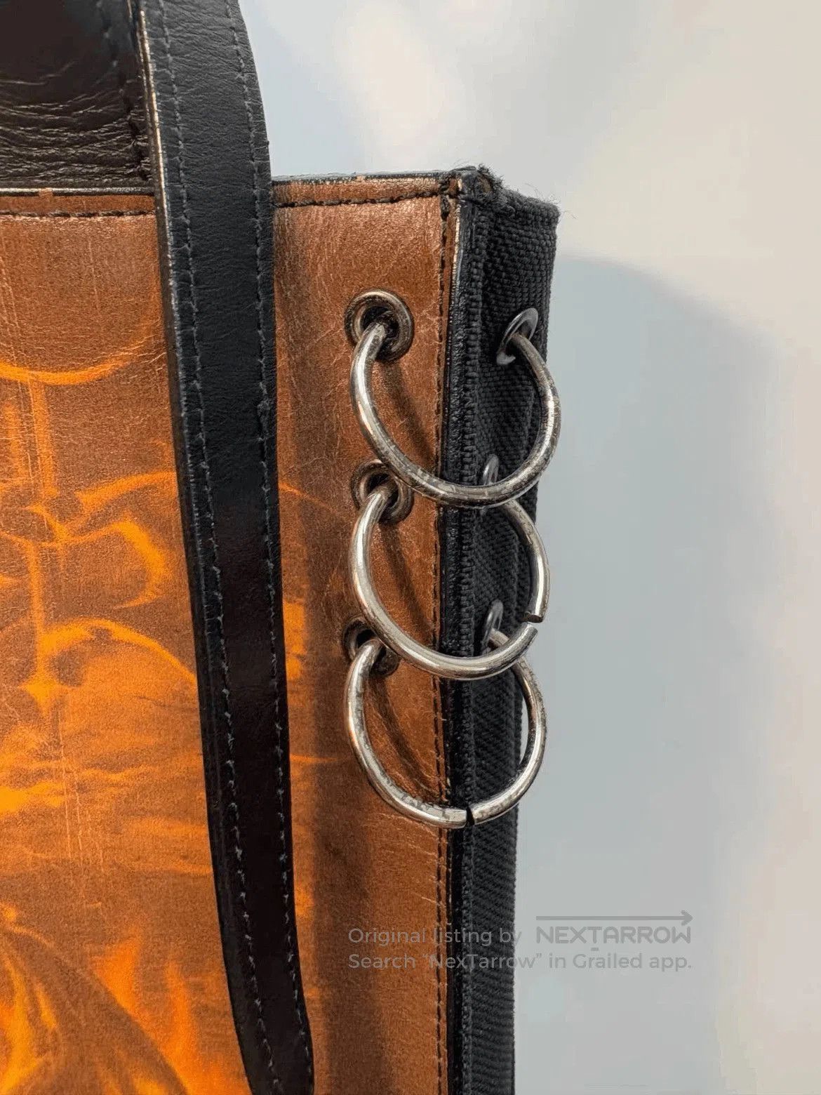 Jean Paul Gaultier Jean Paul Gaultier 01SS Devil Print Shoulder Tote Bag. Size ONE SIZE - 5 Thumbnail