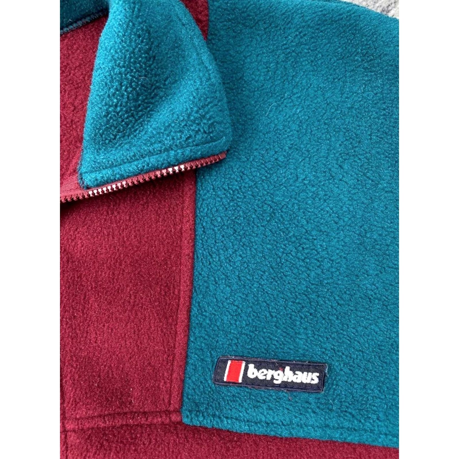 Berghaus VINTAGE Berghaus Polartec Fleece Jacket Men L Red Bomber Jacket Regular Size L Size US L / EU 52-54 / 3 - 2 Thumbnail