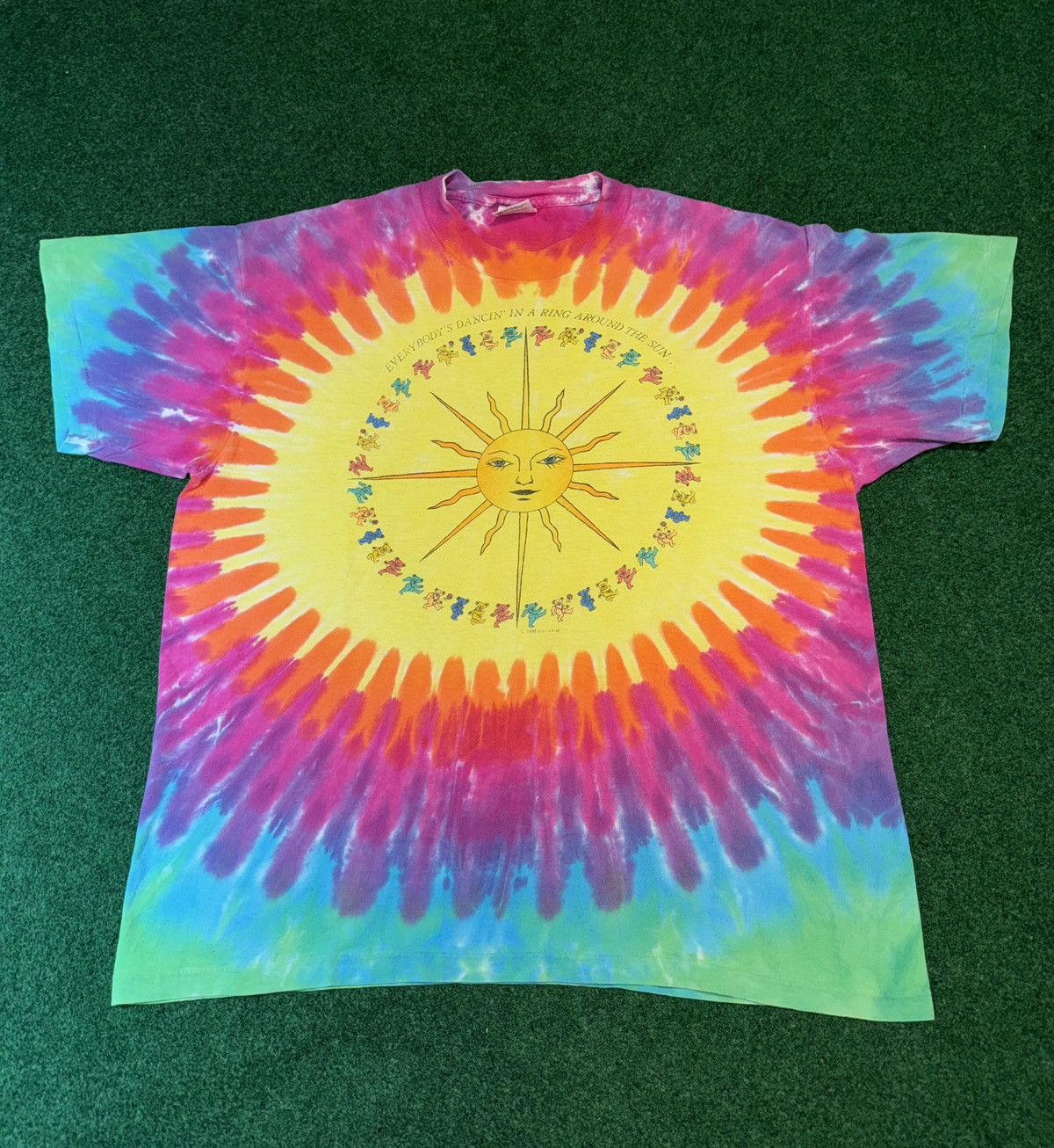 Band Tees × Vintage Grateful Dead Everybody’s Dancin’ Bears Tie Dye T Shirt Size US L / EU 52-54 / 3 - 1 Thumbnail