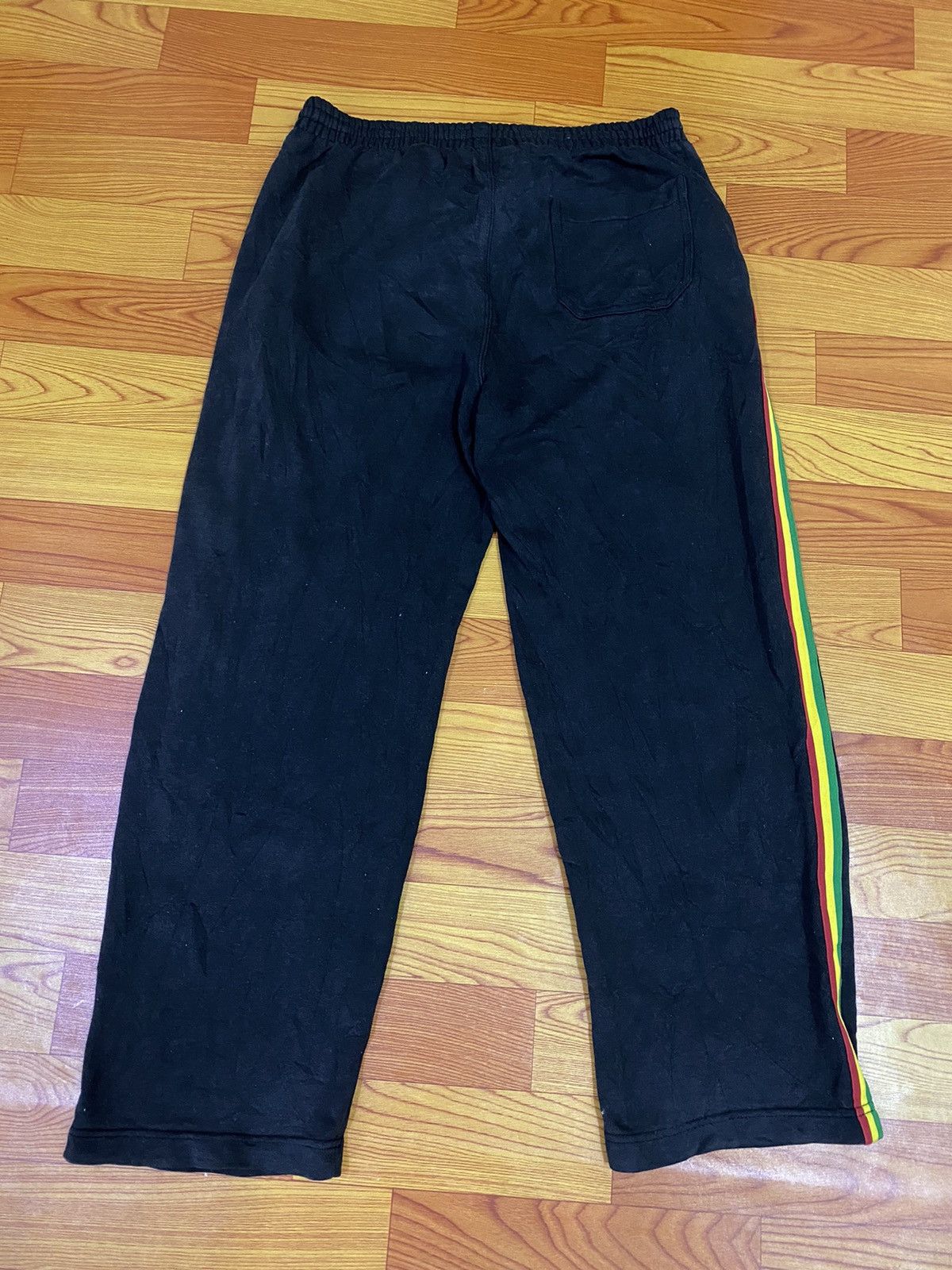Bob Marley × Vintage Vintage Rasta Marijuana Jamaica Sweatpants Size US 34 / EU 50 - 6 Thumbnail