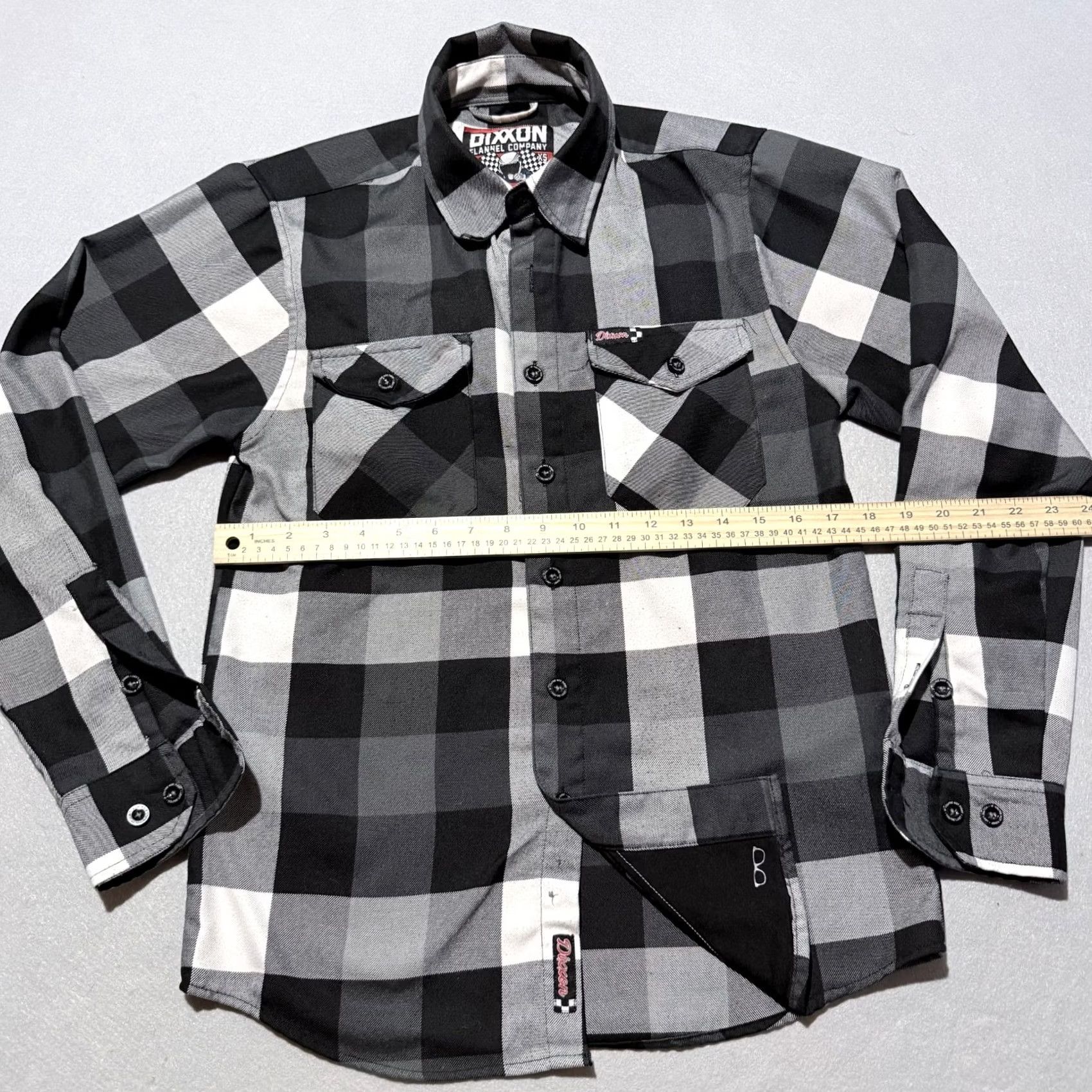 Vintage Dixxon Flannel Co. Finish Line Shirt Men Black Buffalo Plaid Button Up XS Shirt Men Black Buffalo Plaid Button Up XS Size US XS / EU 42 / 0 - 7 Thumbnail