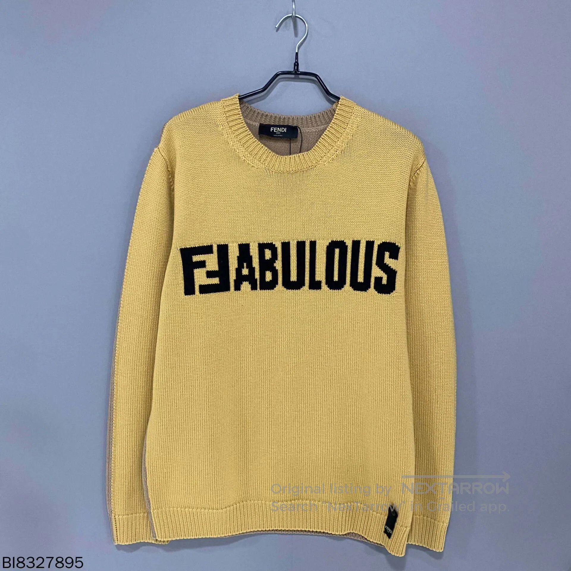 fabulous logo sweater by Fendi.