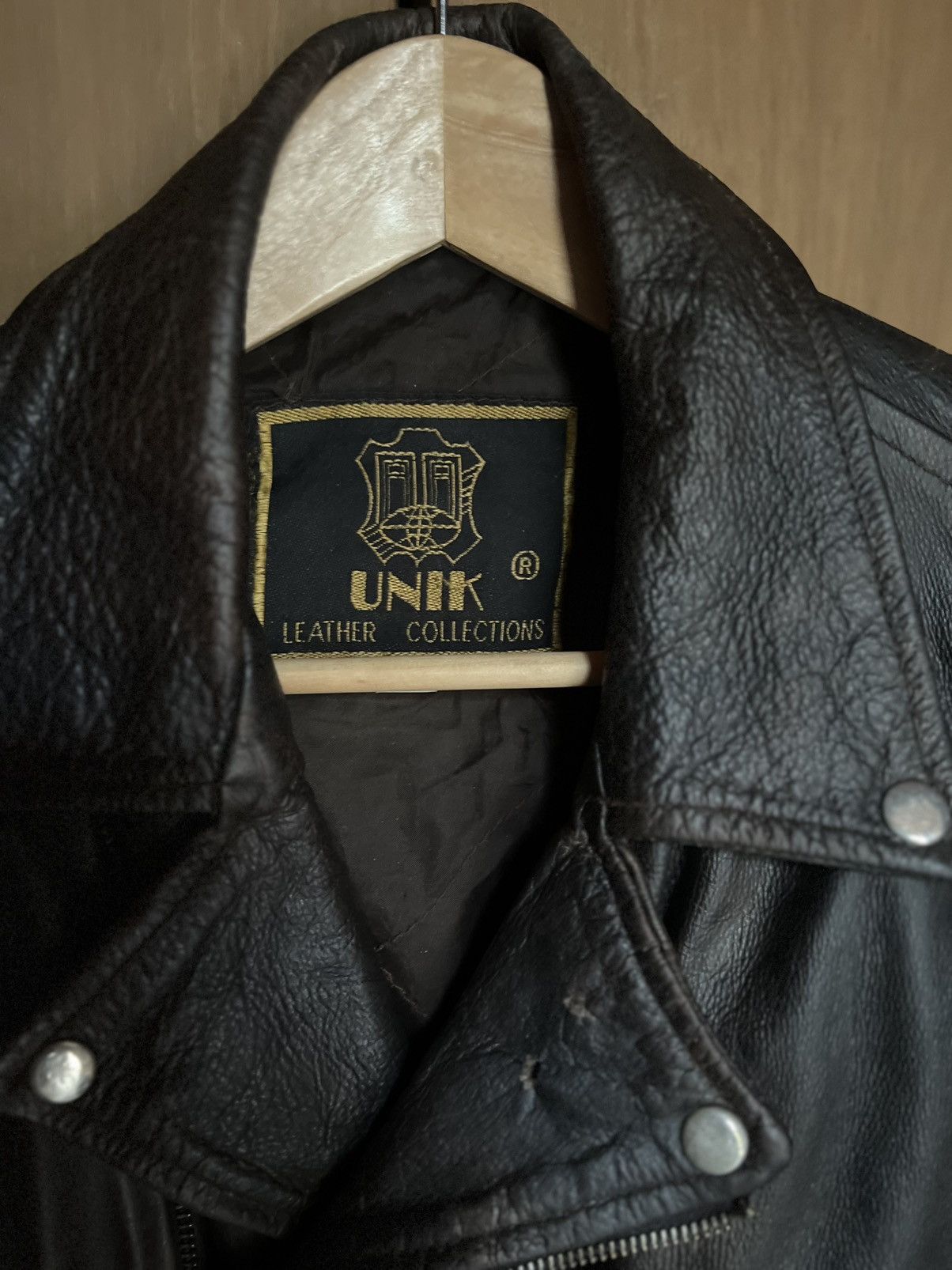 UNIK International Inc. UNIK Leather Jacket Size 46 Size US S / EU 44-46 / 1 - 4 Thumbnail