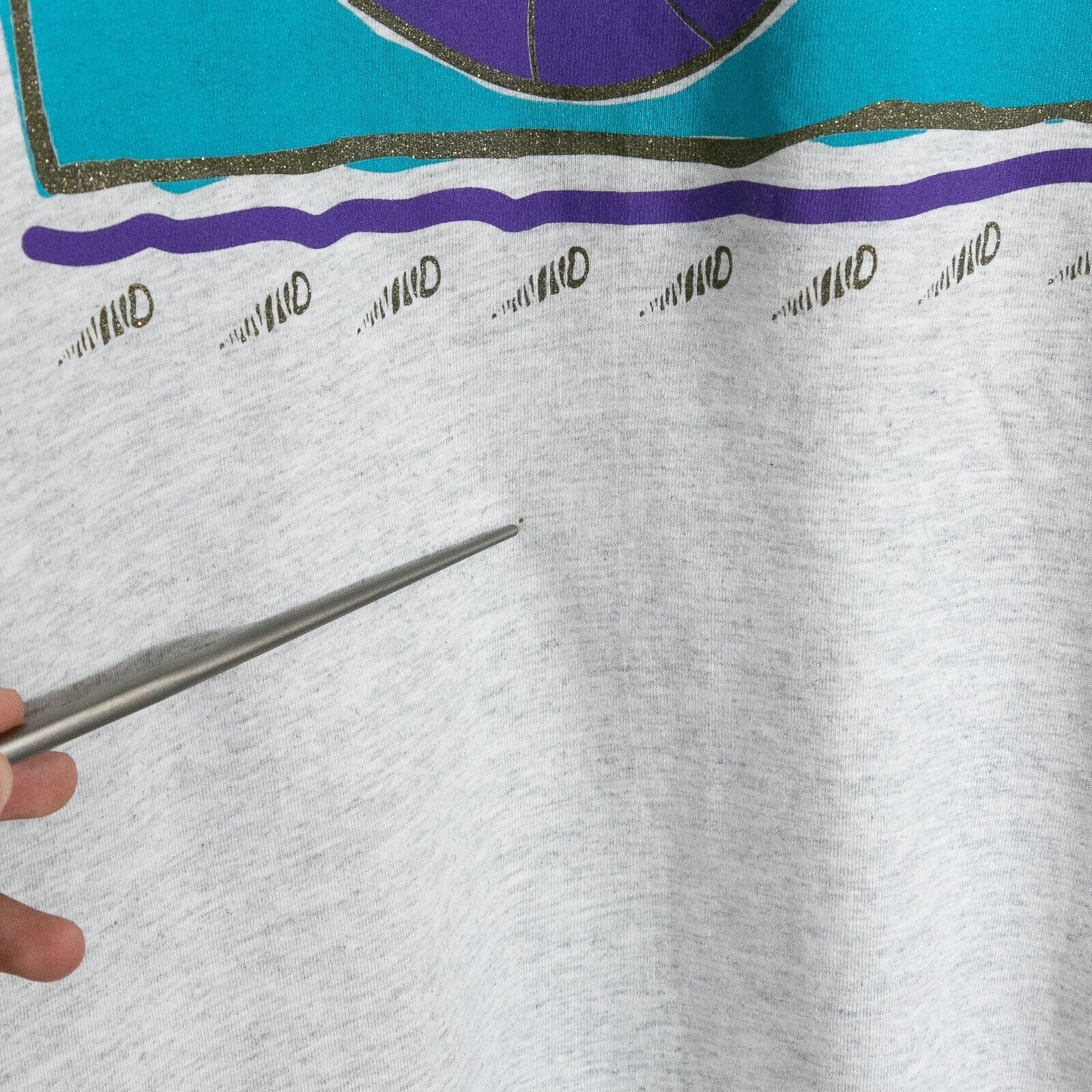 Vintage Vintage 90s Snail Shell Art T Shirt XL - Drawing Distressed Size US XL / EU 56 / 4 - 4 Thumbnail