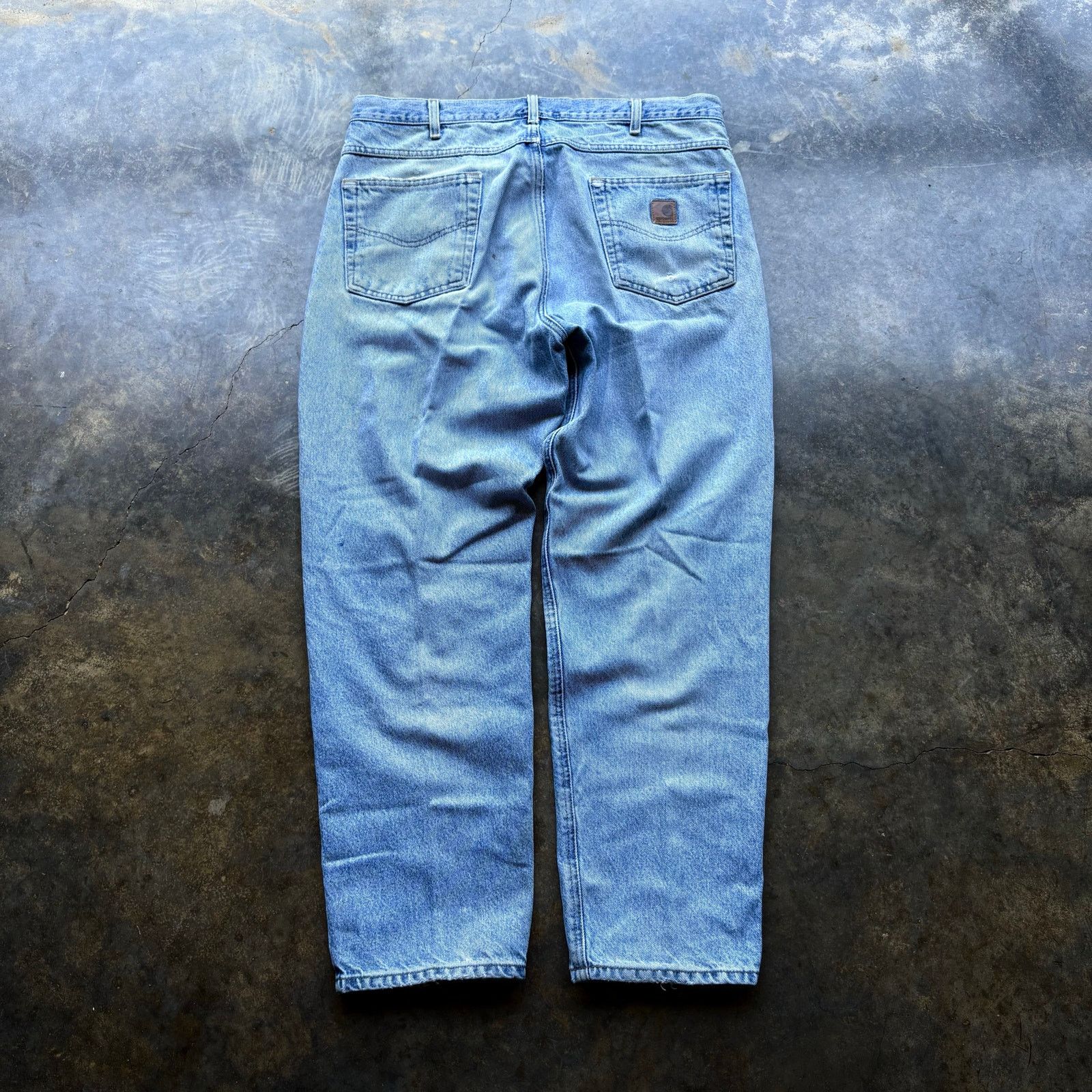 Carhartt × Vintage Faded Worn In Vintage Carhartt Denim Jeans Size US 38 / EU 54 - 1 Thumbnail
