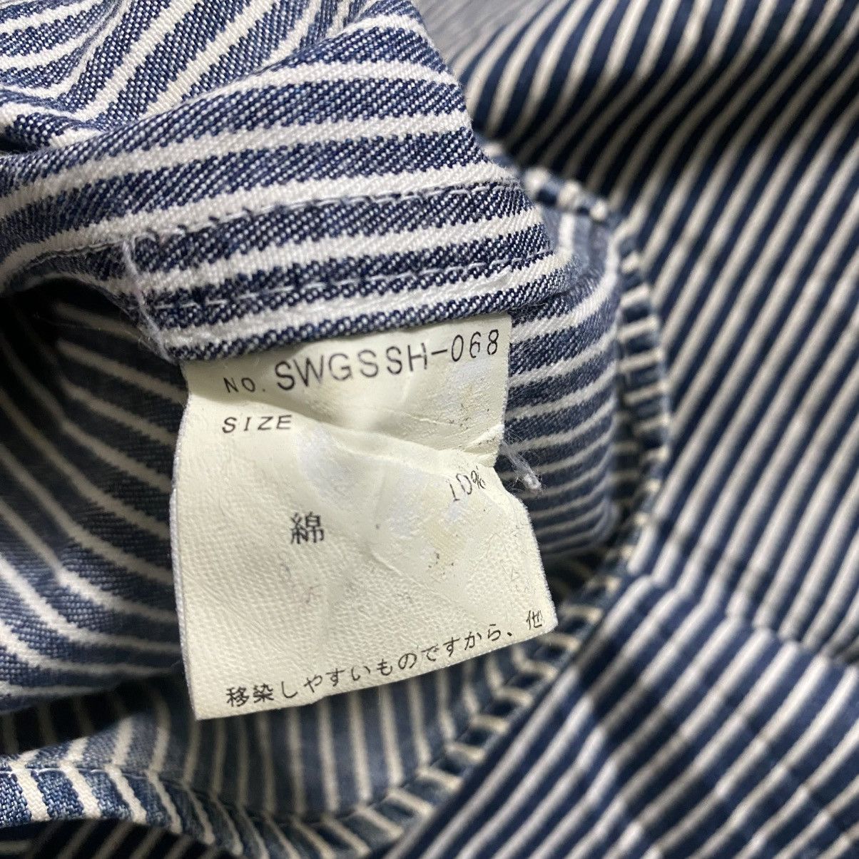 Swagger Swagger Hickory Striped Work Shirt Oversized Size US XL / EU 56 / 4 - 16 Thumbnail