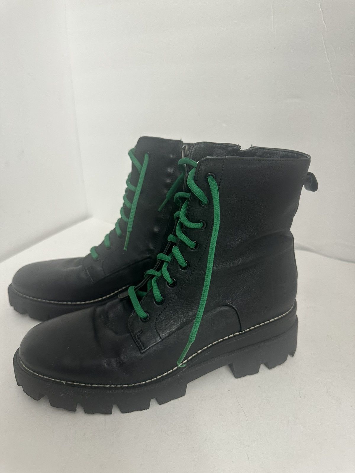 Other Sam Edelman BlackLeather men’s GARRET PLATFORM COMBAT BOOT Size US 11 / EU 44 - 6 Thumbnail