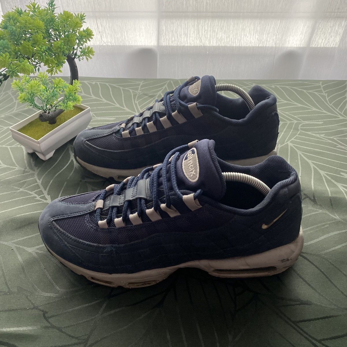 Nike Nike Air Max 95 Navy Blue Size US 9 / EU 42 - 3 Thumbnail