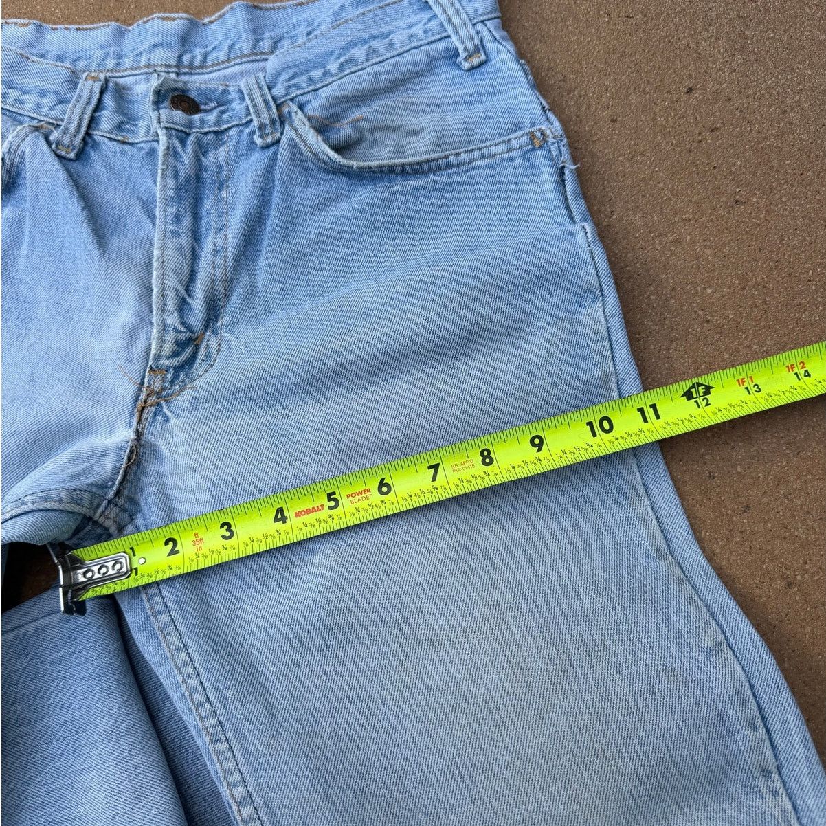 Levi's Vtg 70's Levi's 684 Orange Tab Bellbottom Flare Jeans 30x34 Size US 30 / EU 46 - 13 Thumbnail