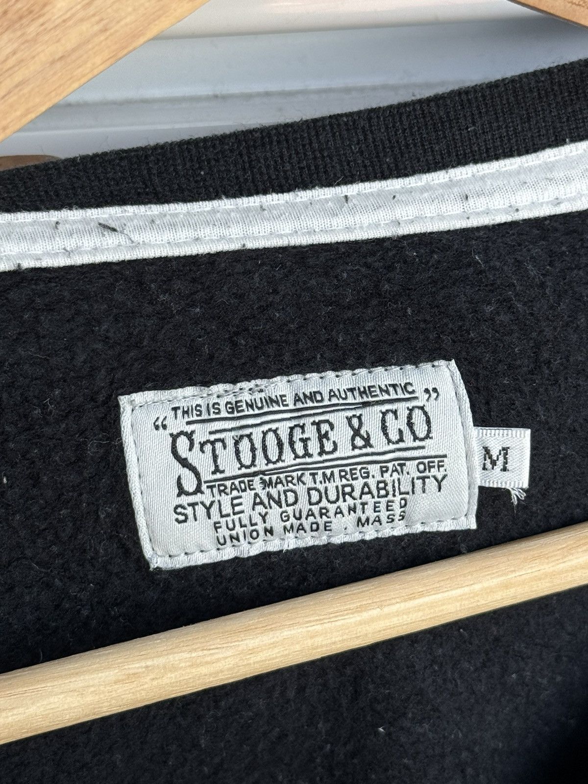 Japanese Brand Stooge & Co Union Made Skulls Punk Poem Riot Crewneck Size US M / EU 48-50 / 2 - 6 Thumbnail