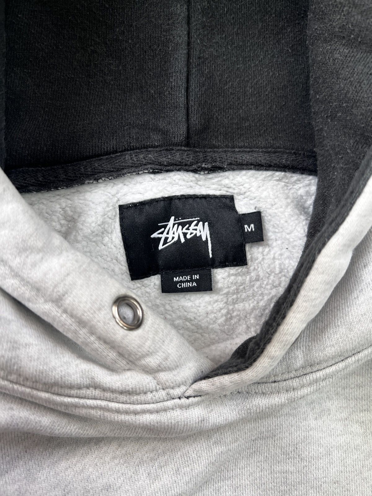 Stussy × Vintage Vintage 90s big logo stussy boxy hoodie y2k hype Size US M / EU 48-50 / 2 - 7 Thumbnail
