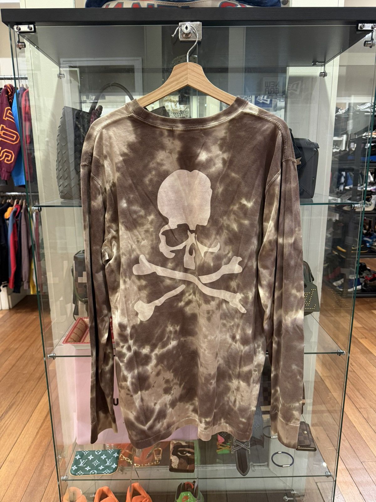 Mastermind Japan Mastermind World Logo Print Tie Dye LS Shirt Size US XL / EU 56 / 4 - 2 Thumbnail
