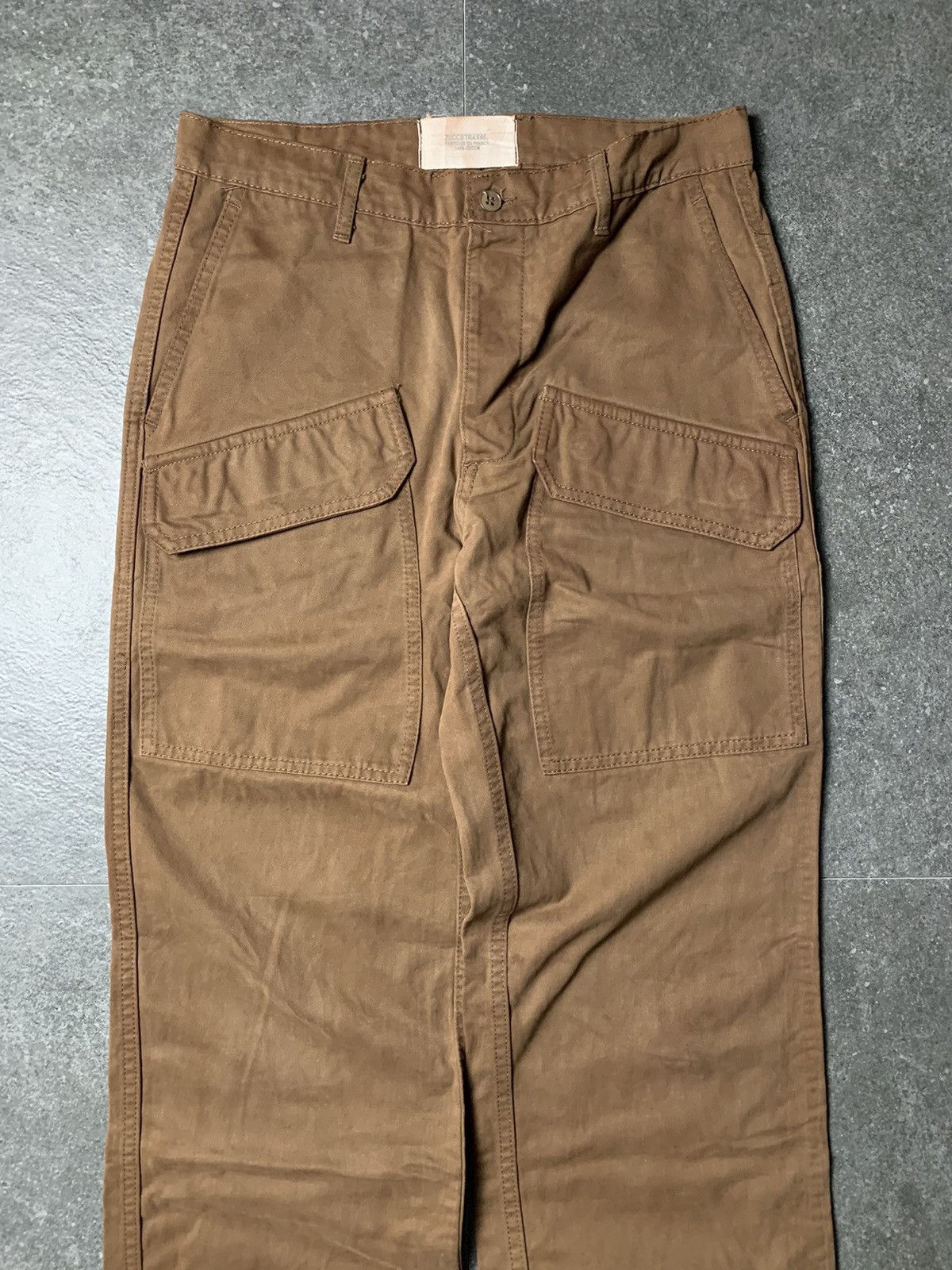 Issey Miyake 2000s Cabane De Zucca Issey Miyake Double Big Pocket Pants Size US 28 / EU 44 - 3 Thumbnail